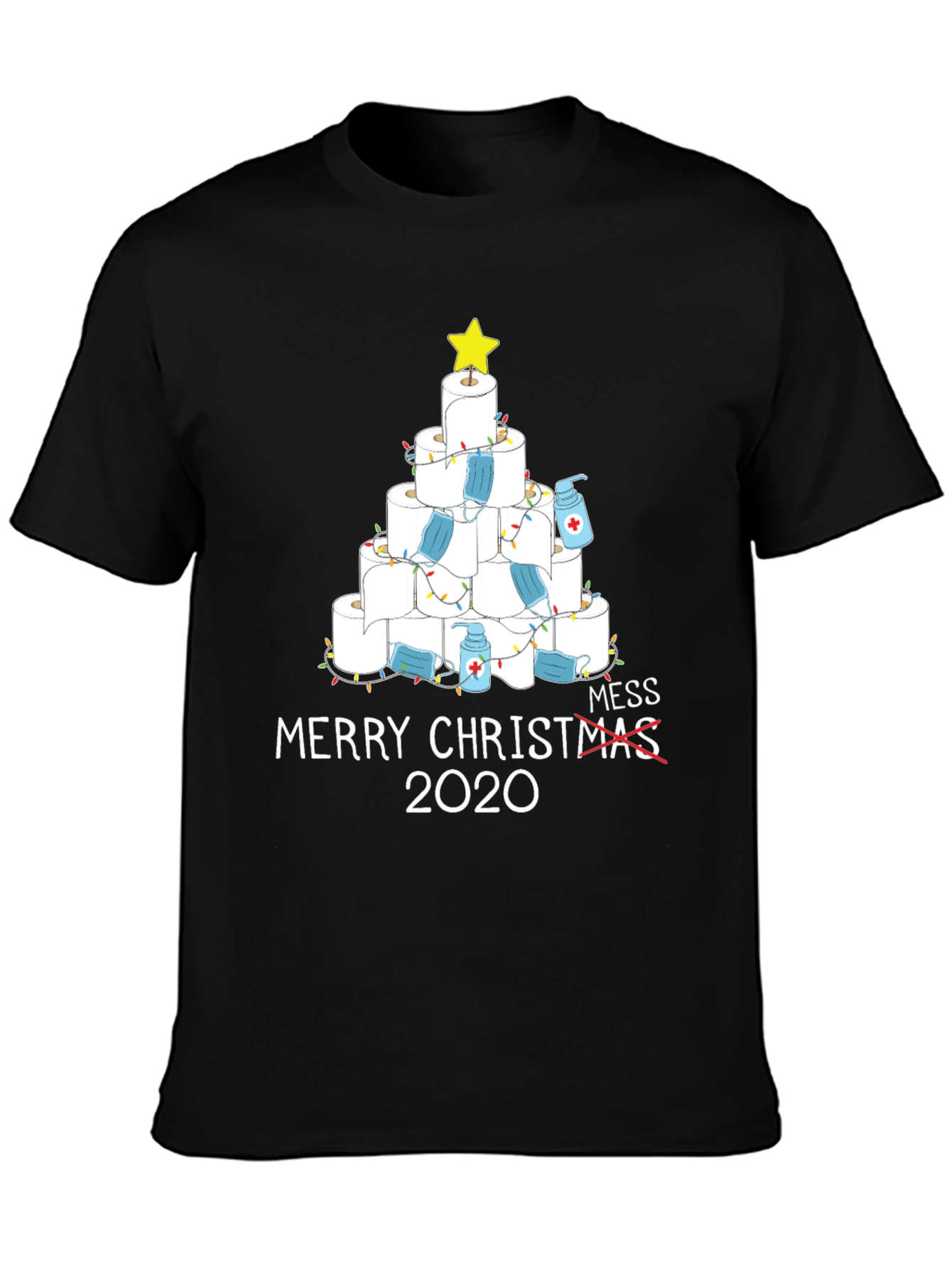 2020 Christmas T-Shirt - Toilet Paper Tree Mess