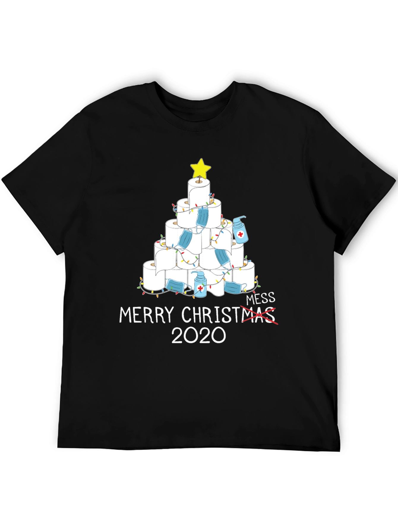 2020 Christmas T-Shirt - Toilet Paper Tree Mess