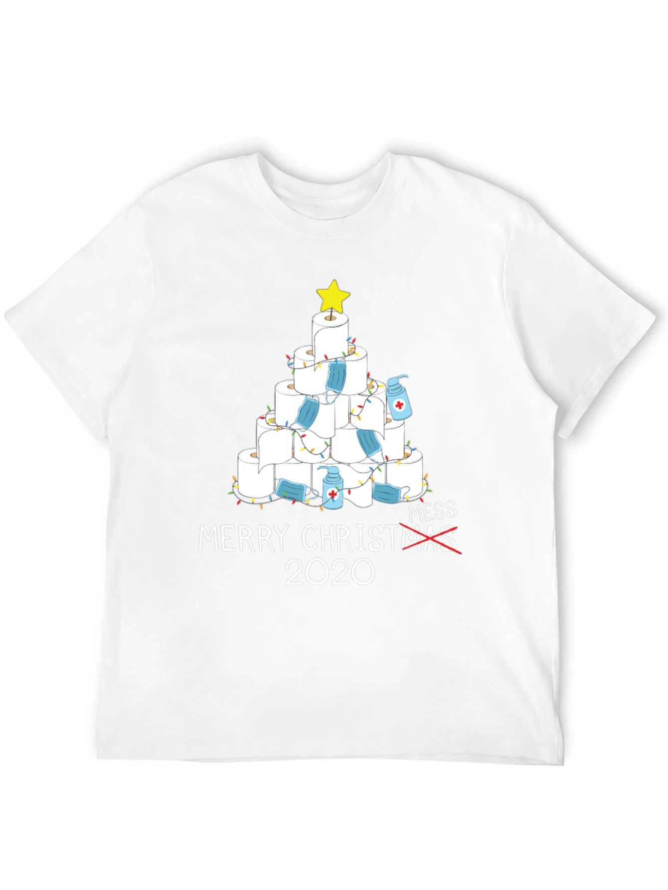 2020 Christmas T-Shirt - Toilet Paper Tree Mess