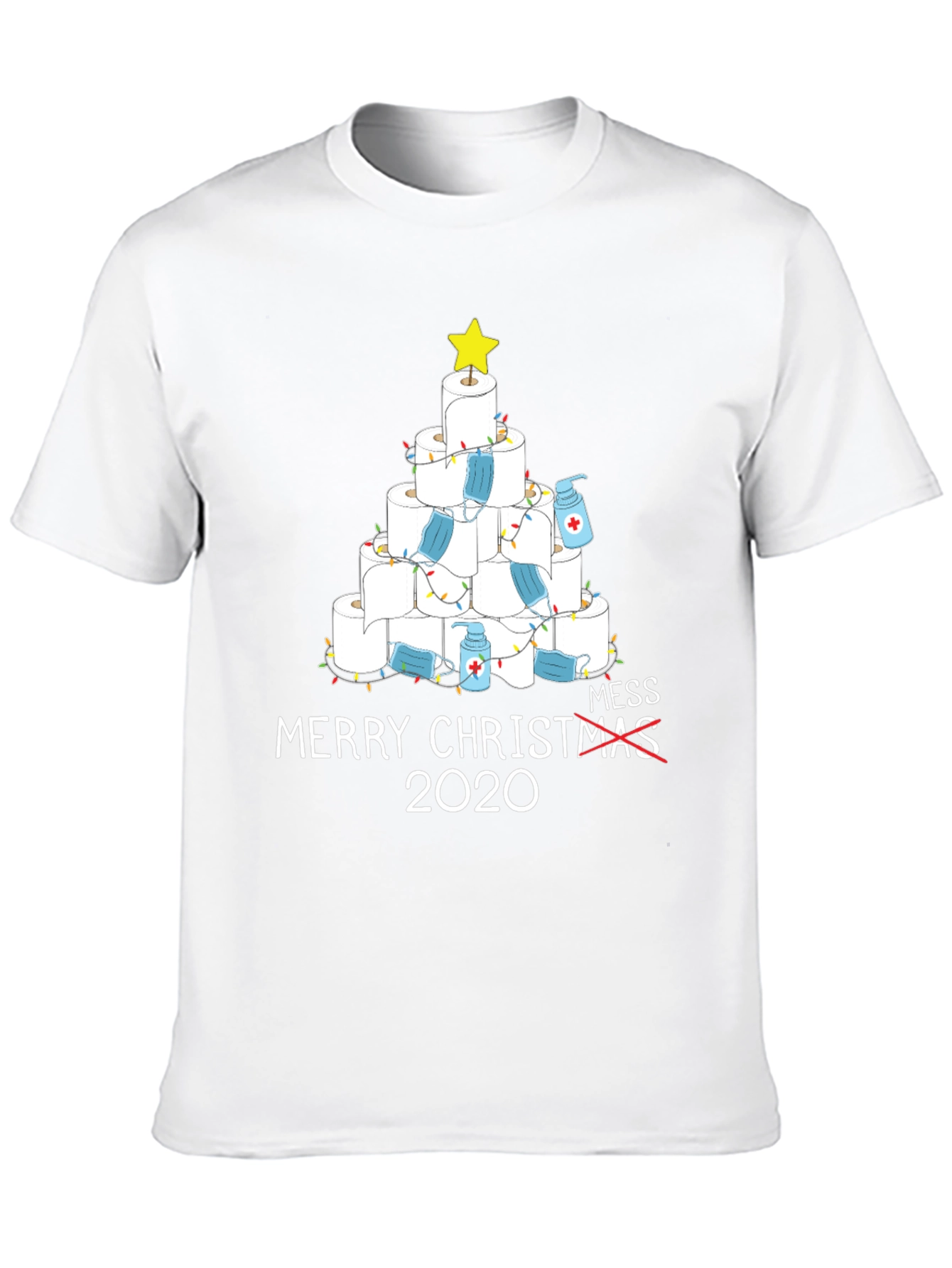 2020 Christmas T-Shirt - Toilet Paper Tree Mess