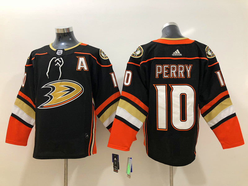 Men's Anaheim Ducks Corey Perry #10 Black Home Breakaway Player Jerseys