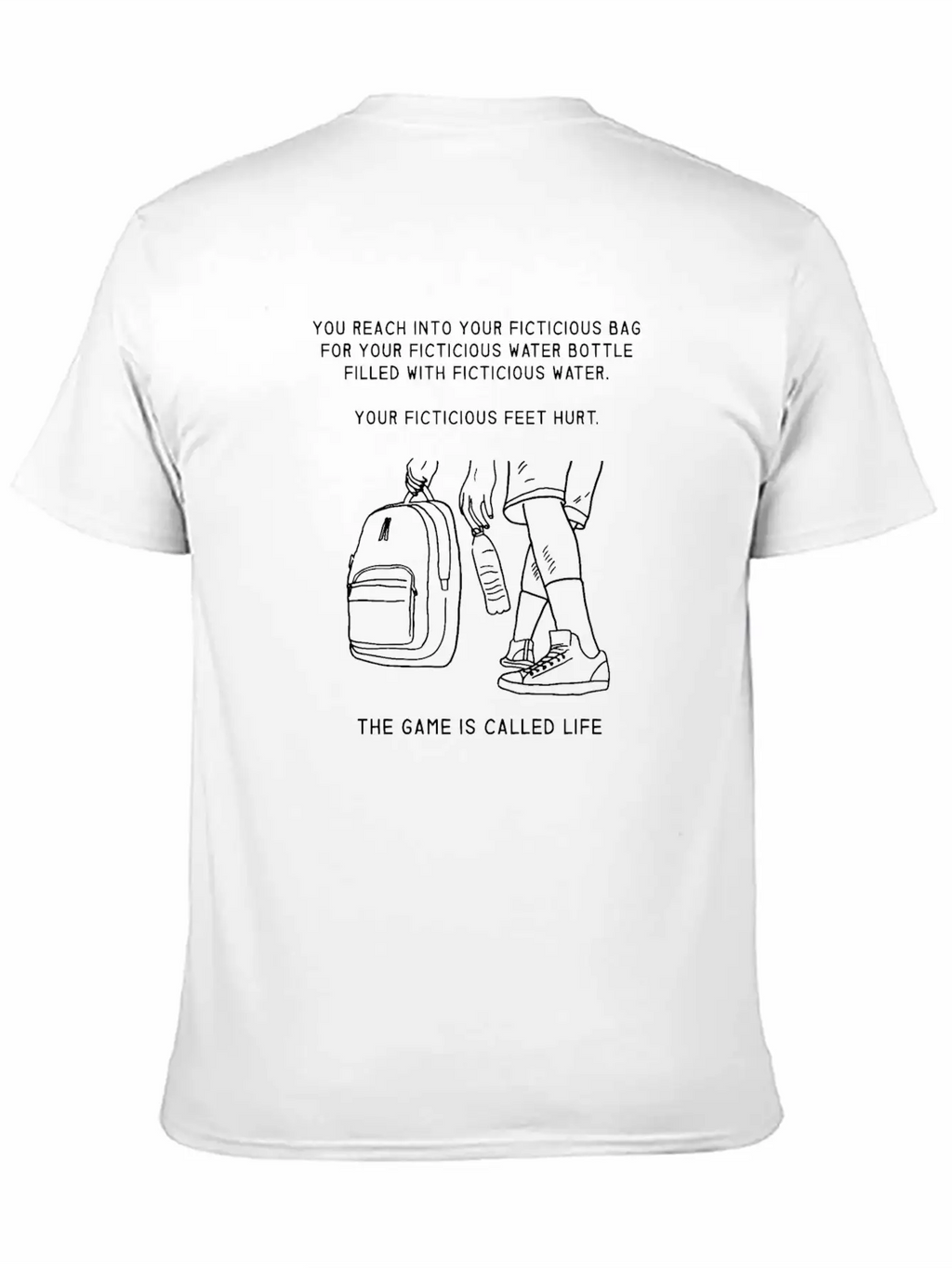 Ficticious Feet Timeless Short Sleeve Tee – Comfy And Minimalist Design