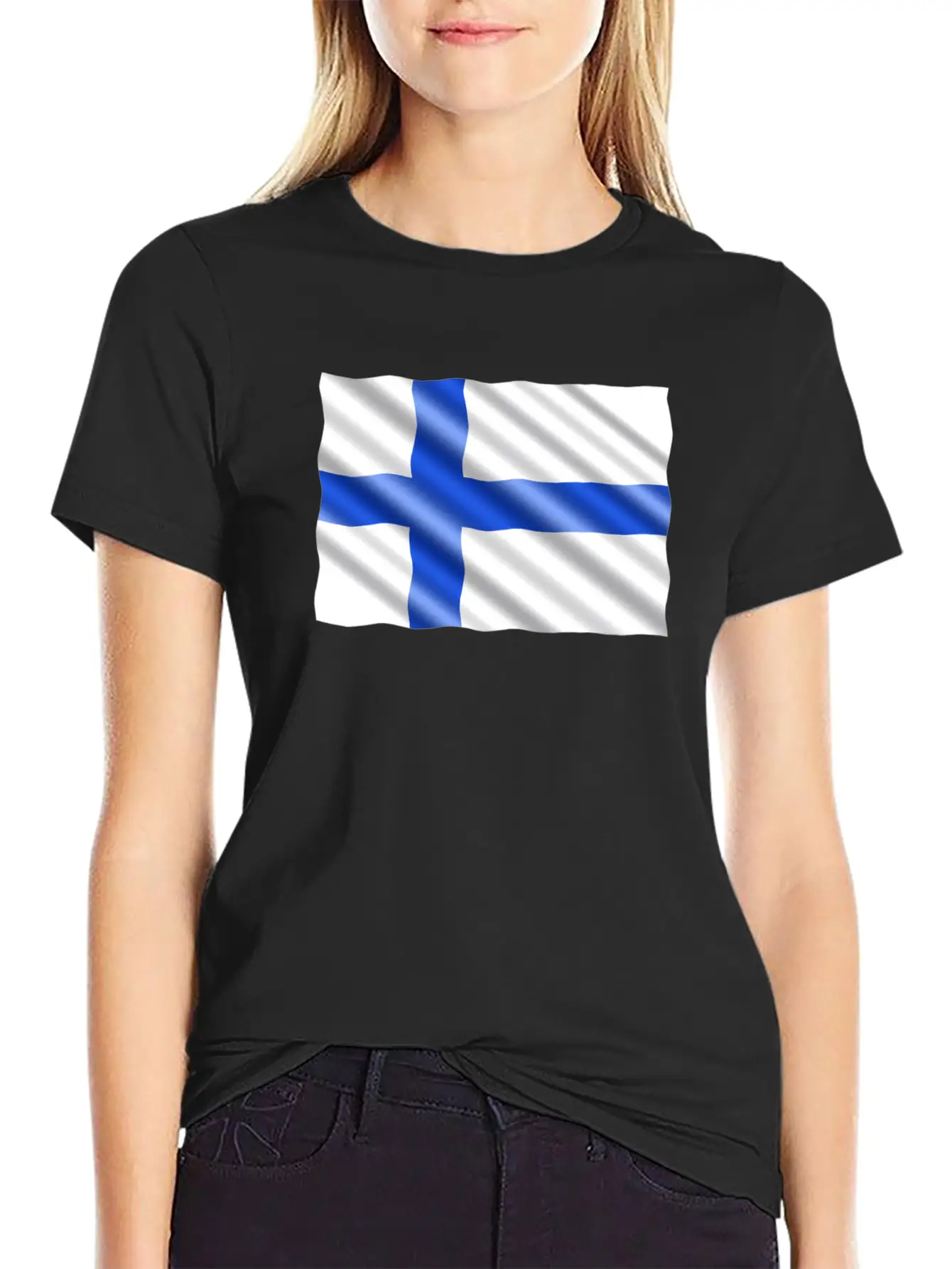 Finland Flag Timeless Short Sleeve Tee – Comfy And Minimalist Design