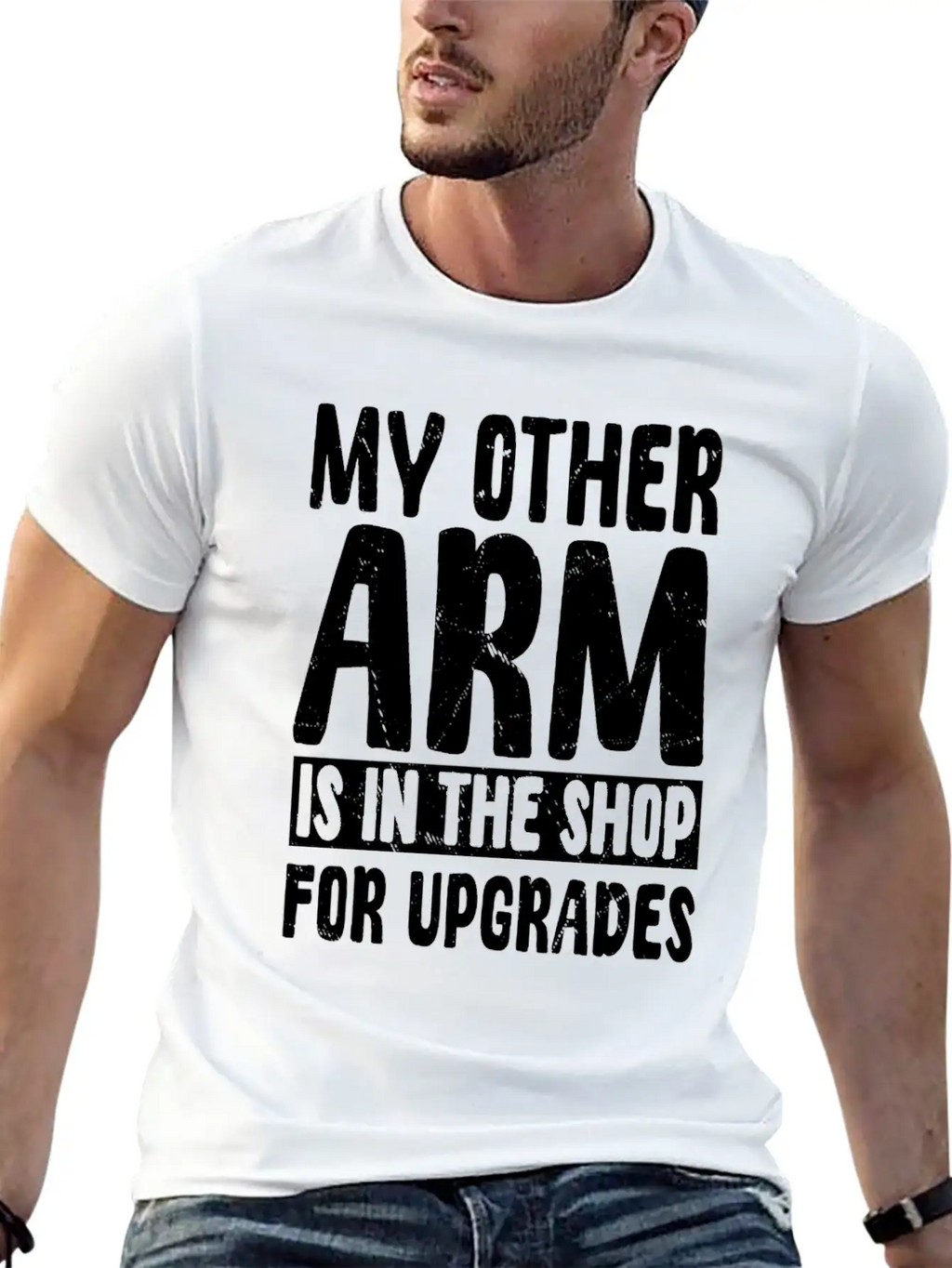 Funny Arm Amputee Humor Timeless Short Sleeve Tee – Comfy And Minimalist Design