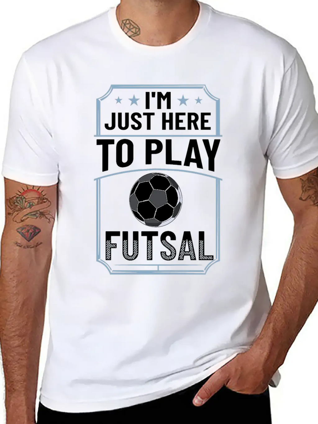 Futsal Soccer Ball Court Goal Training Player Timeless Short Sleeve Tee – Comfy And Minimalist Design