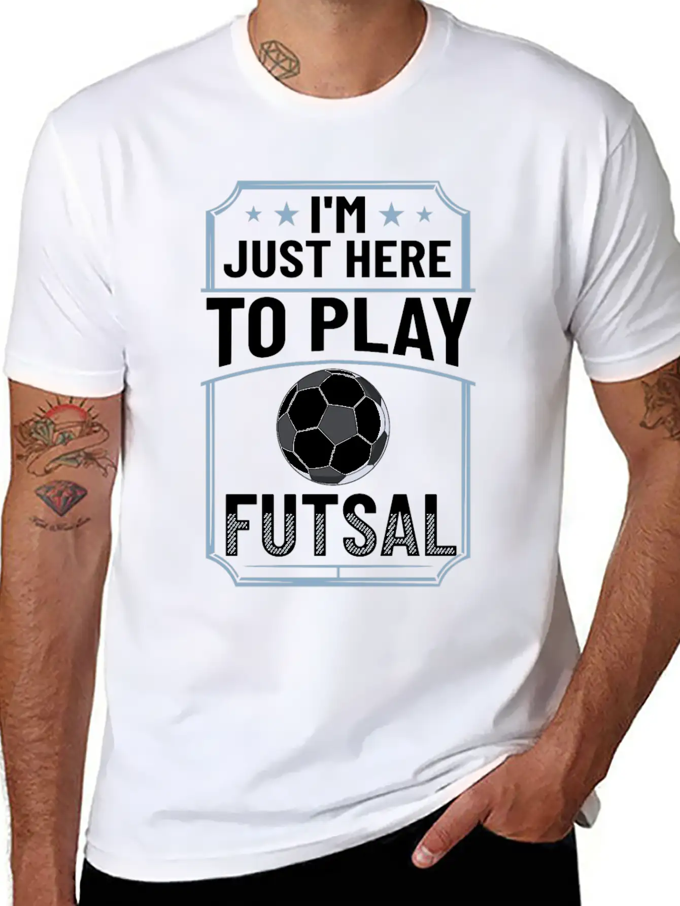 Futsal Soccer Ball Court Goal Training Player Timeless Short Sleeve Tee – Comfy And Minimalist Design