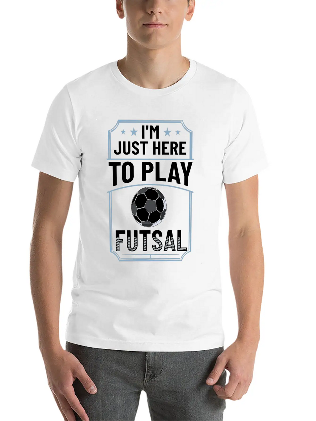 Futsal Soccer Ball Court Goal Training Player Timeless Short Sleeve Tee – Comfy And Minimalist Design