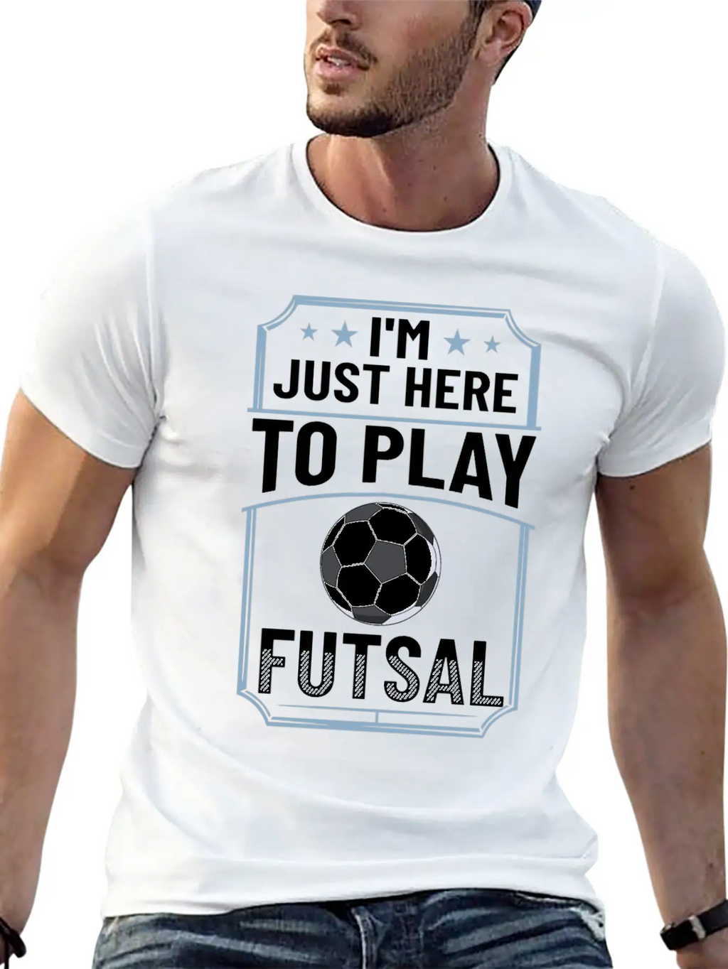Futsal Soccer Ball Court Goal Training Player Timeless Short Sleeve Tee – Comfy And Minimalist Design