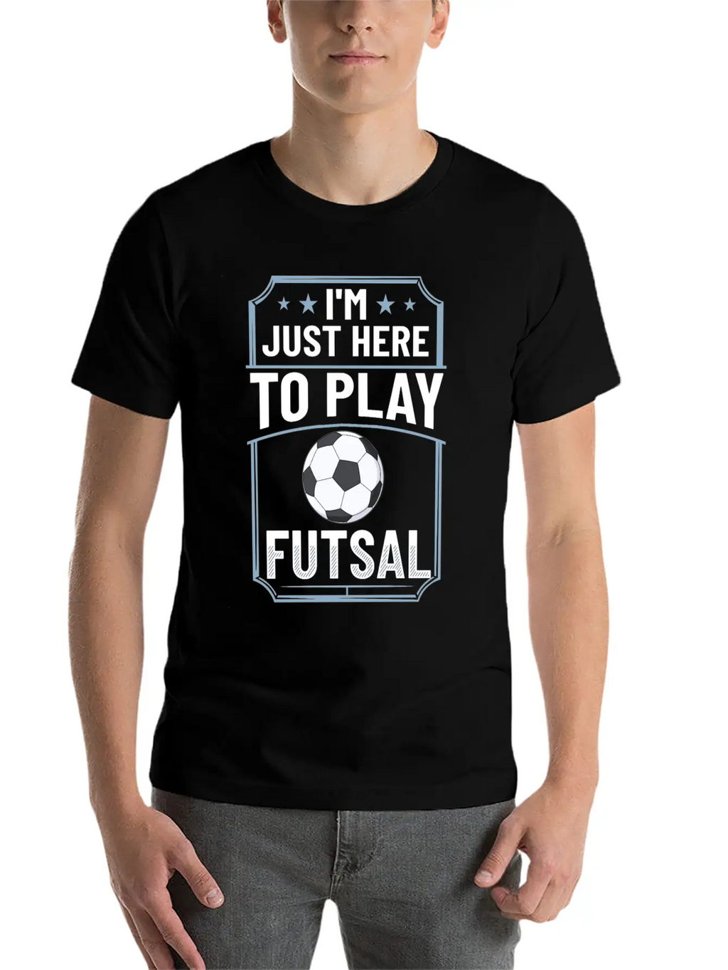 Futsal Soccer Ball Court Goal Training Player Timeless Short Sleeve Tee – Comfy And Minimalist Design