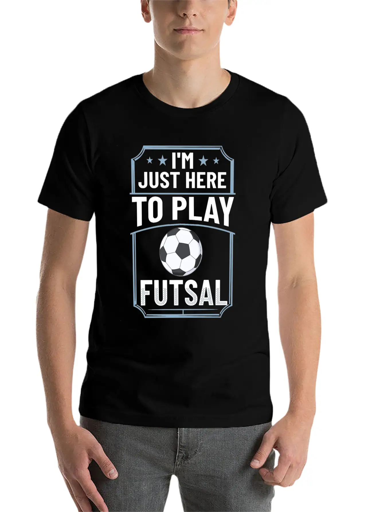 Futsal Soccer Ball Court Goal Training Player Timeless Short Sleeve Tee – Comfy And Minimalist Design