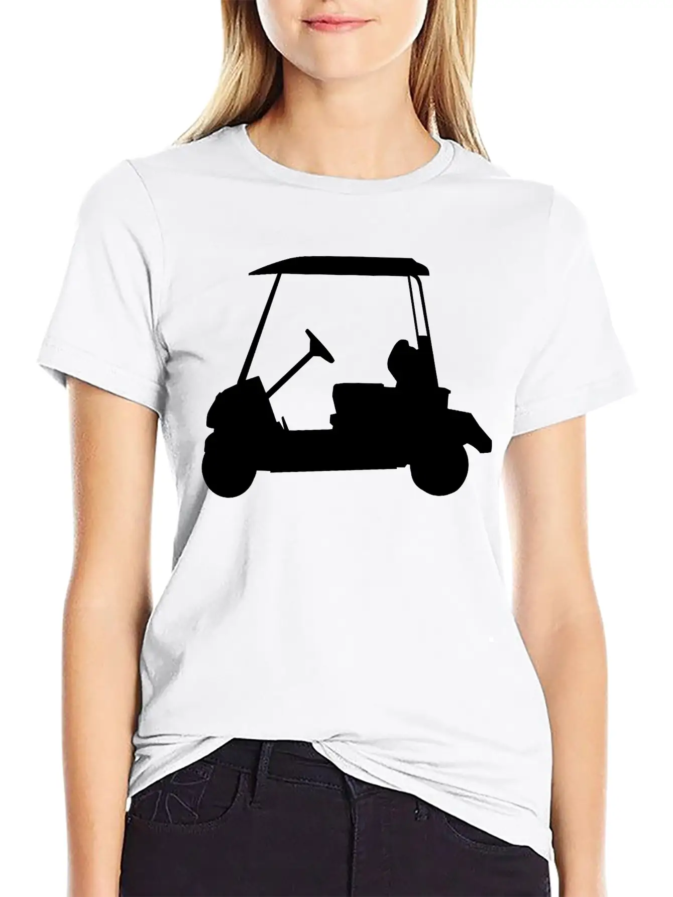 Golf - Golf Car Timeless Short Sleeve Tee – Comfy And Minimalist Design