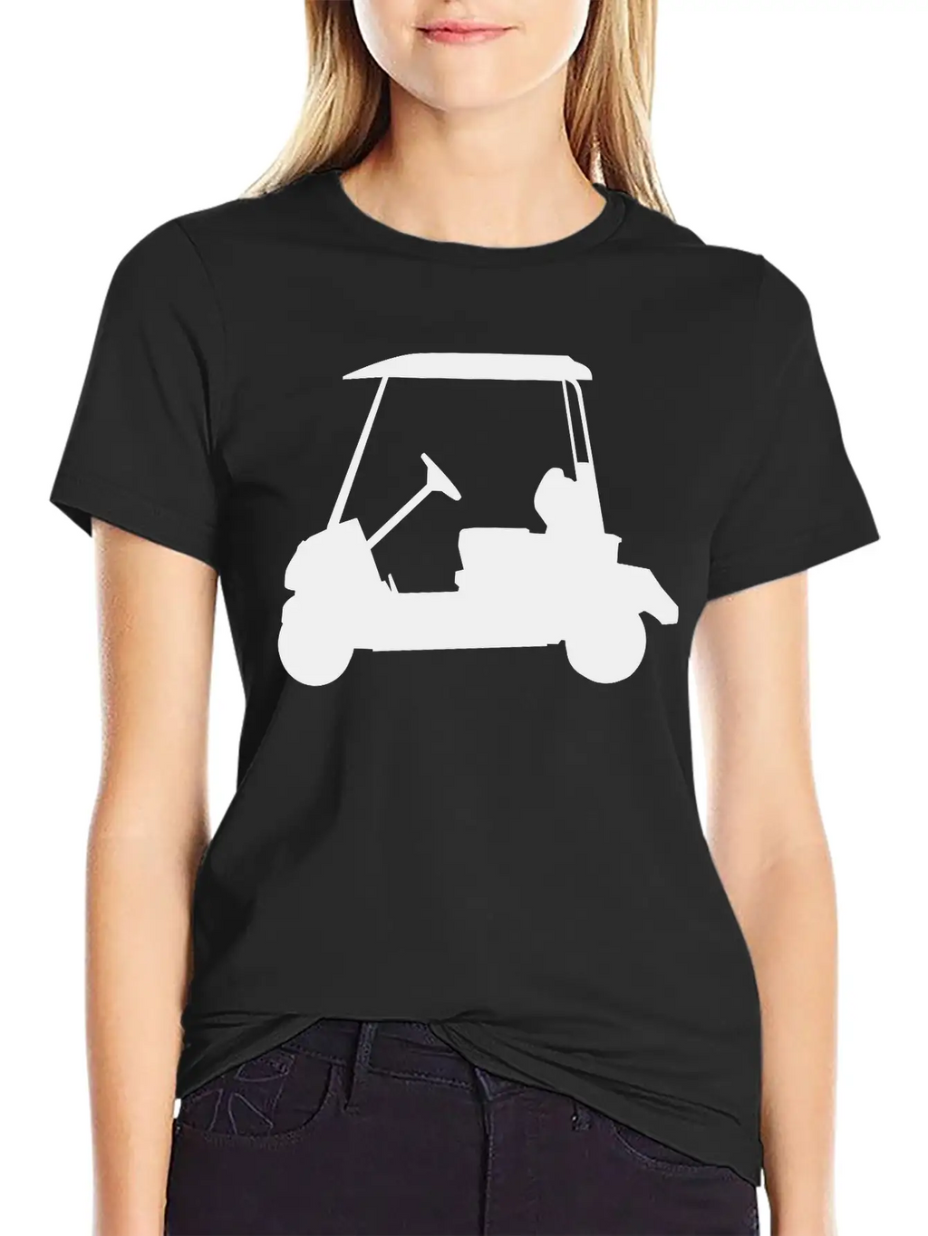 Golf - Golf Car Timeless Short Sleeve Tee – Comfy And Minimalist Design