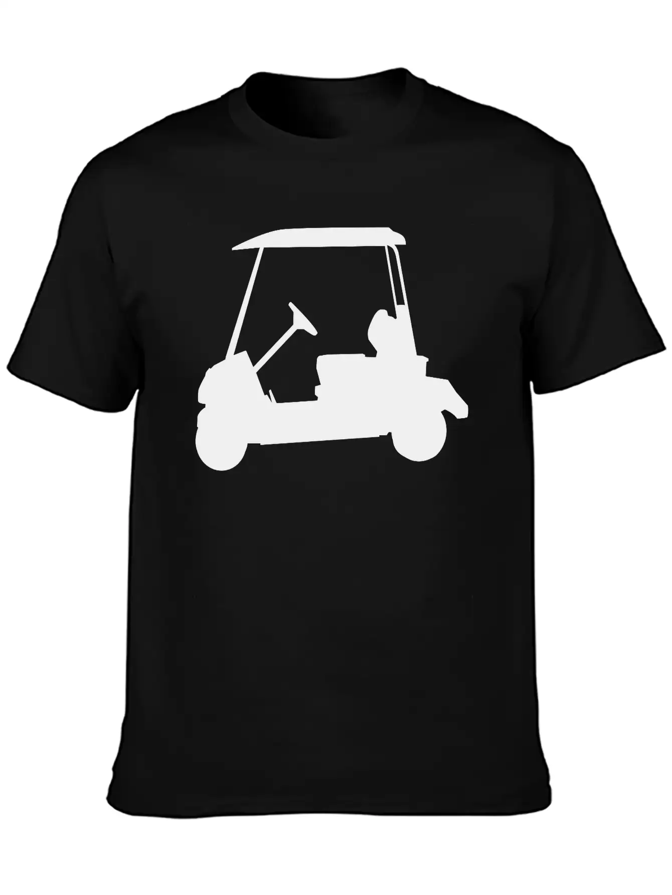 Golf - Golf Car Timeless Short Sleeve Tee – Comfy And Minimalist Design