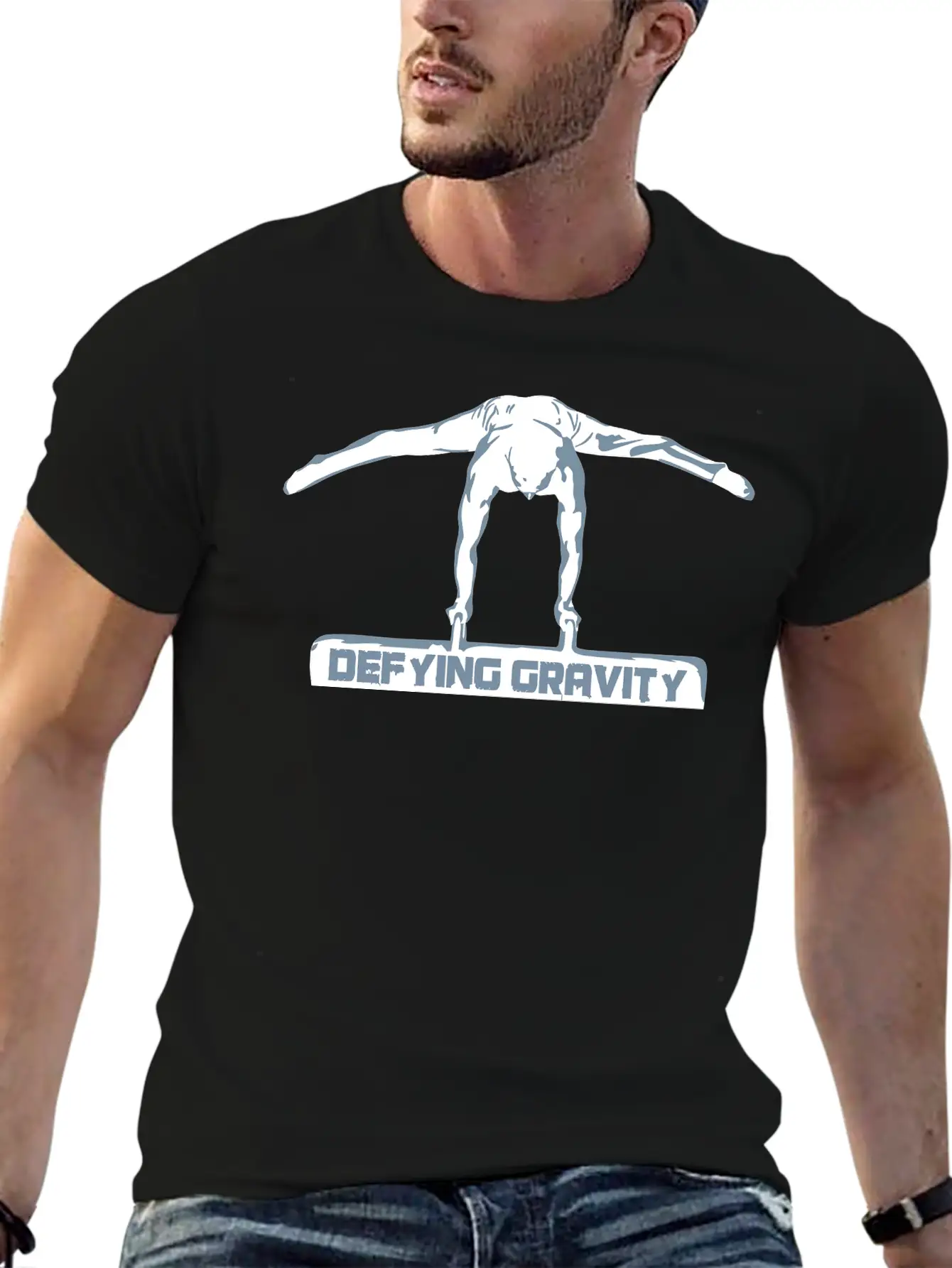 Gymnastics Pommel Horse, Gymnast, Men's Gymnastics Lightweight Cotton T-Shirt – Daily Comfort Graphic Shirt