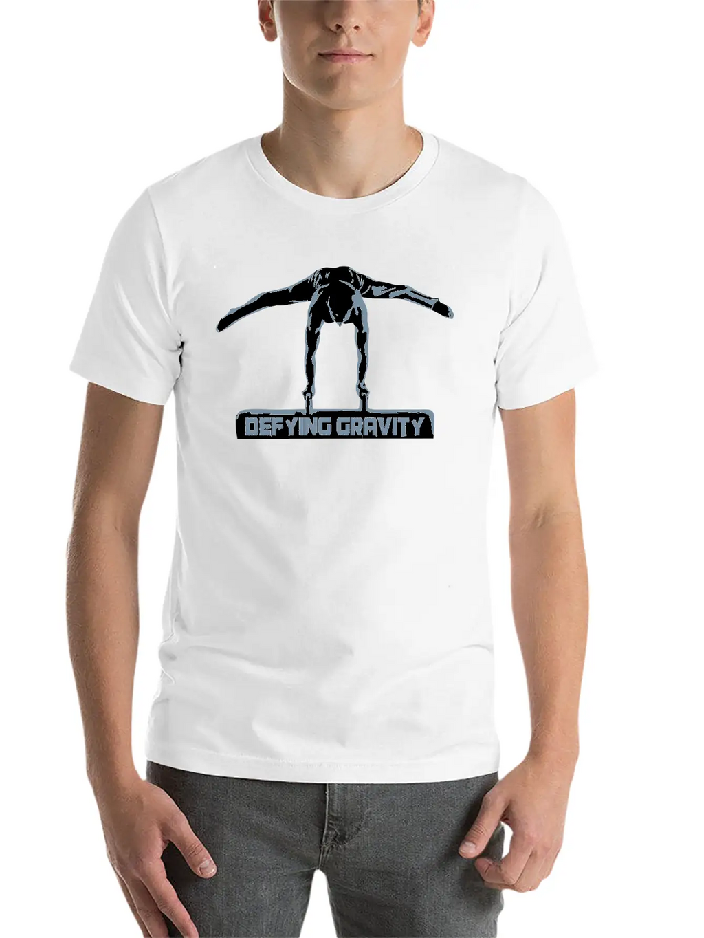 Gymnastics Pommel Horse, Gymnast, Men's Gymnastics Lightweight Cotton T-Shirt – Daily Comfort Graphic Shirt