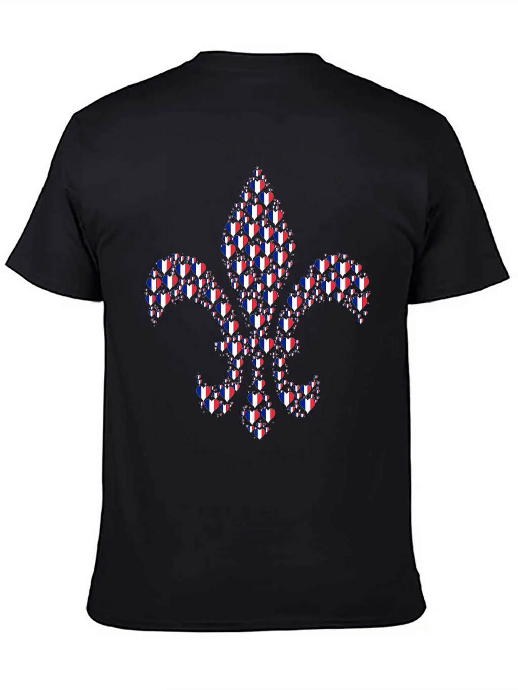 Heart France Fleur De Lis Timeless Short Sleeve Tee – Comfy And Minimalist Design