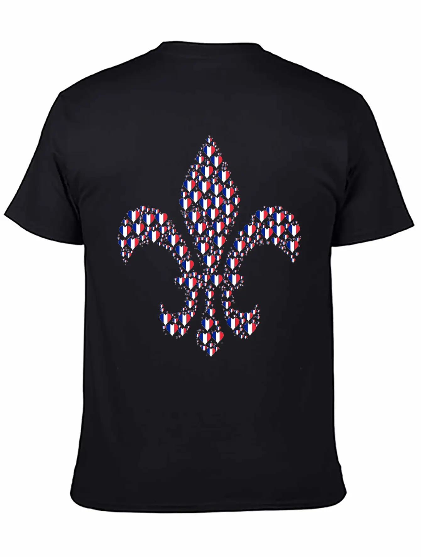 Heart France Fleur De Lis Timeless Short Sleeve Tee – Comfy And Minimalist Design
