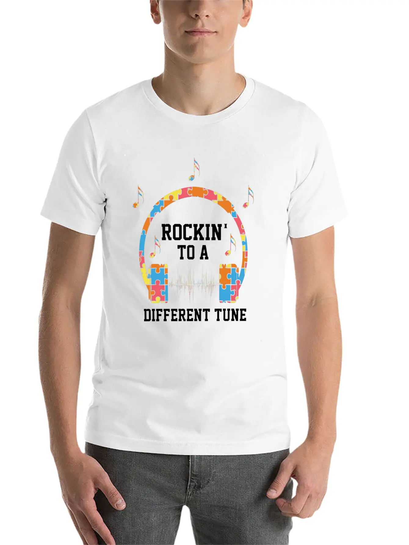 Hilarious Disorders Sympathy Autism Awareness Timeless Short Sleeve Tee – Comfy And Minimalist Design