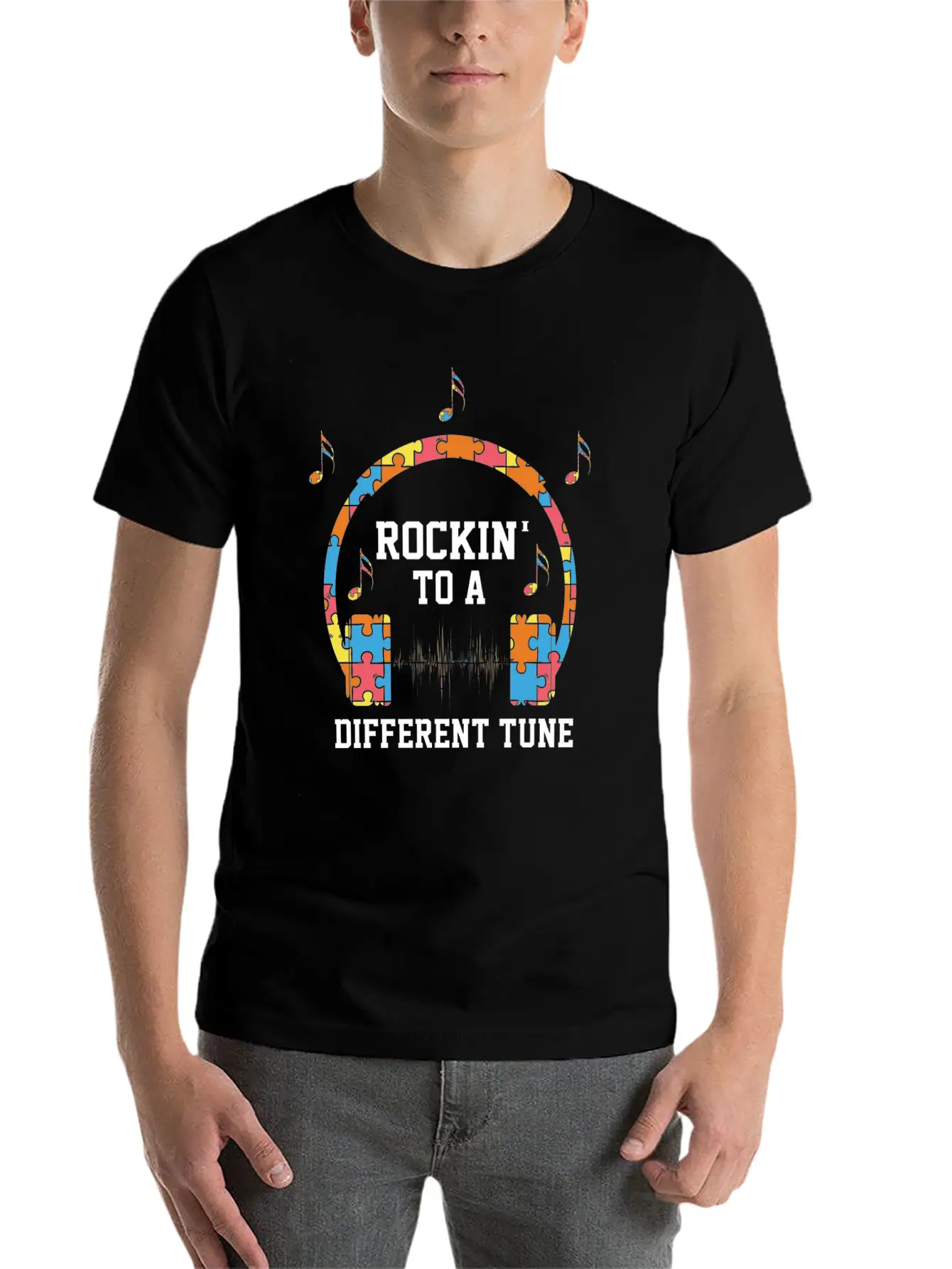 Hilarious Disorders Sympathy Autism Awareness Timeless Short Sleeve Tee – Comfy And Minimalist Design