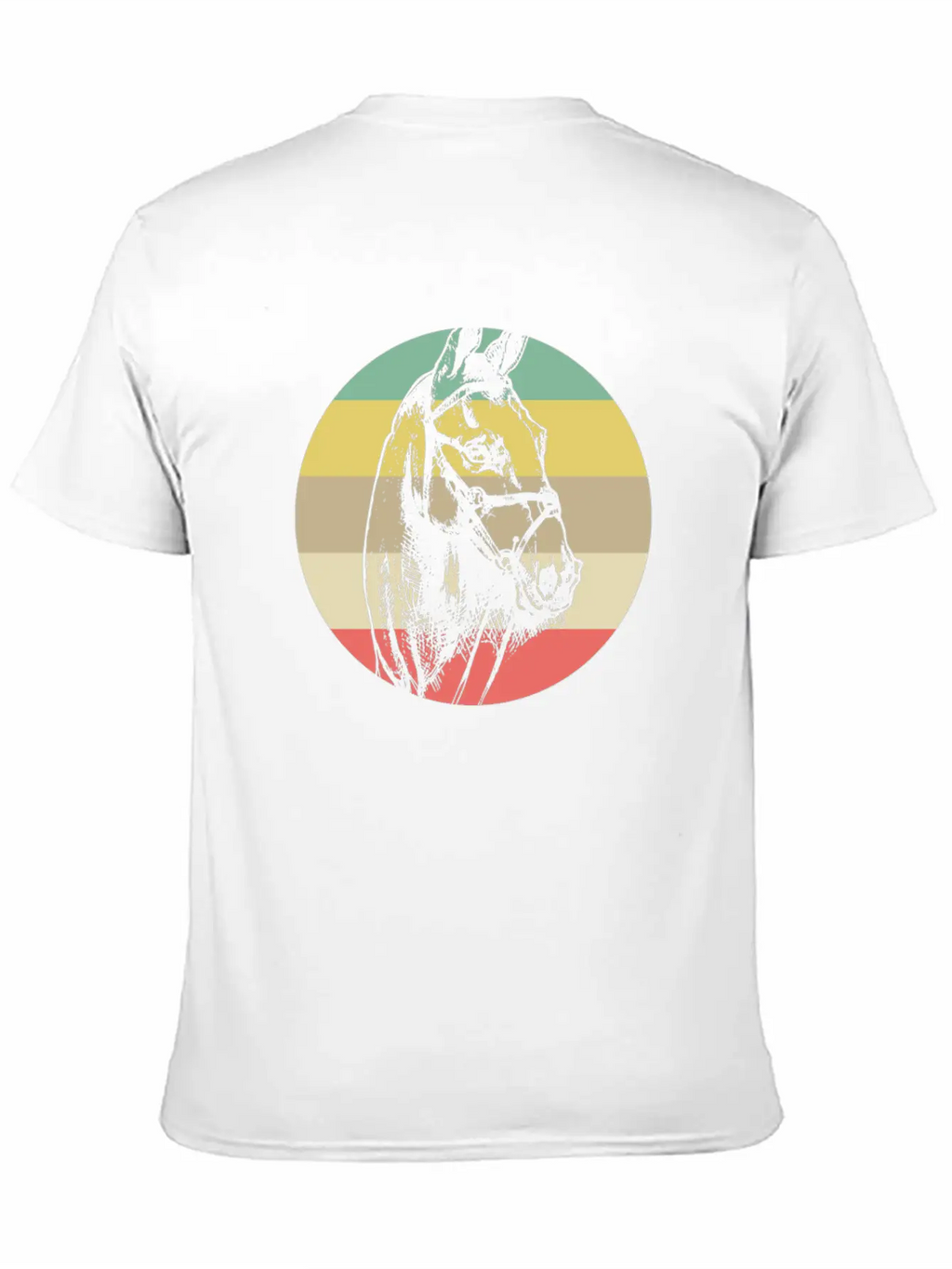 Horse Retro Modern Fit Casual T-Shirt – Clean And Versatile Design