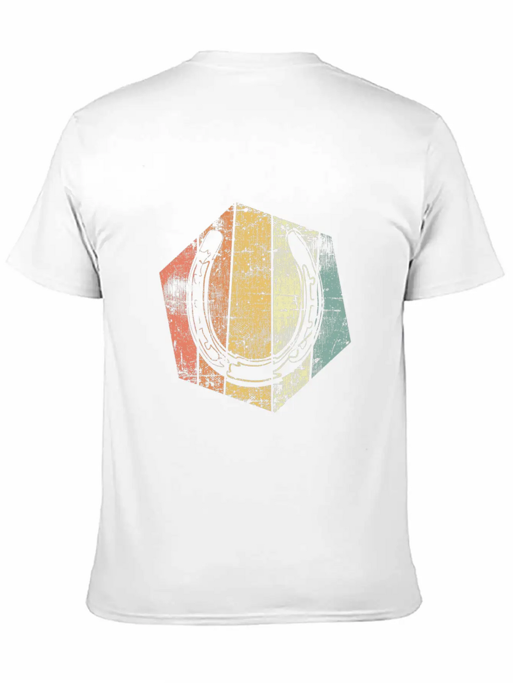 Horseshoe Horse Vintage Timeless Short Sleeve Tee – Comfy And Minimalist Design