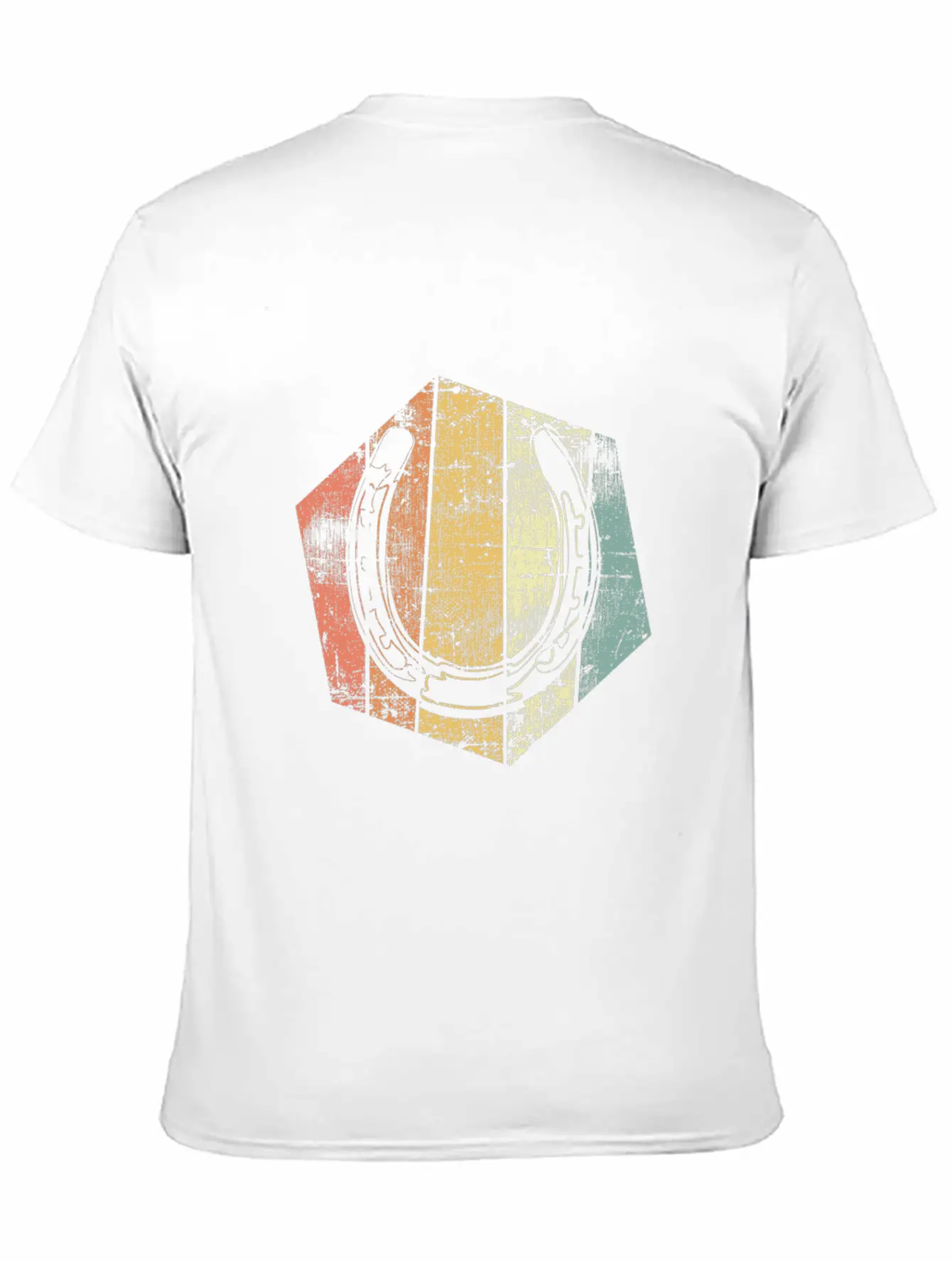 Horseshoe Horse Vintage Timeless Short Sleeve Tee – Comfy And Minimalist Design