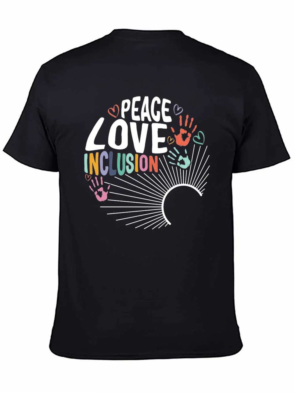 Inclusion Matters Shirt, Peace Love Inclusion Timeless Short Sleeve Tee – Comfy And Minimalist Design