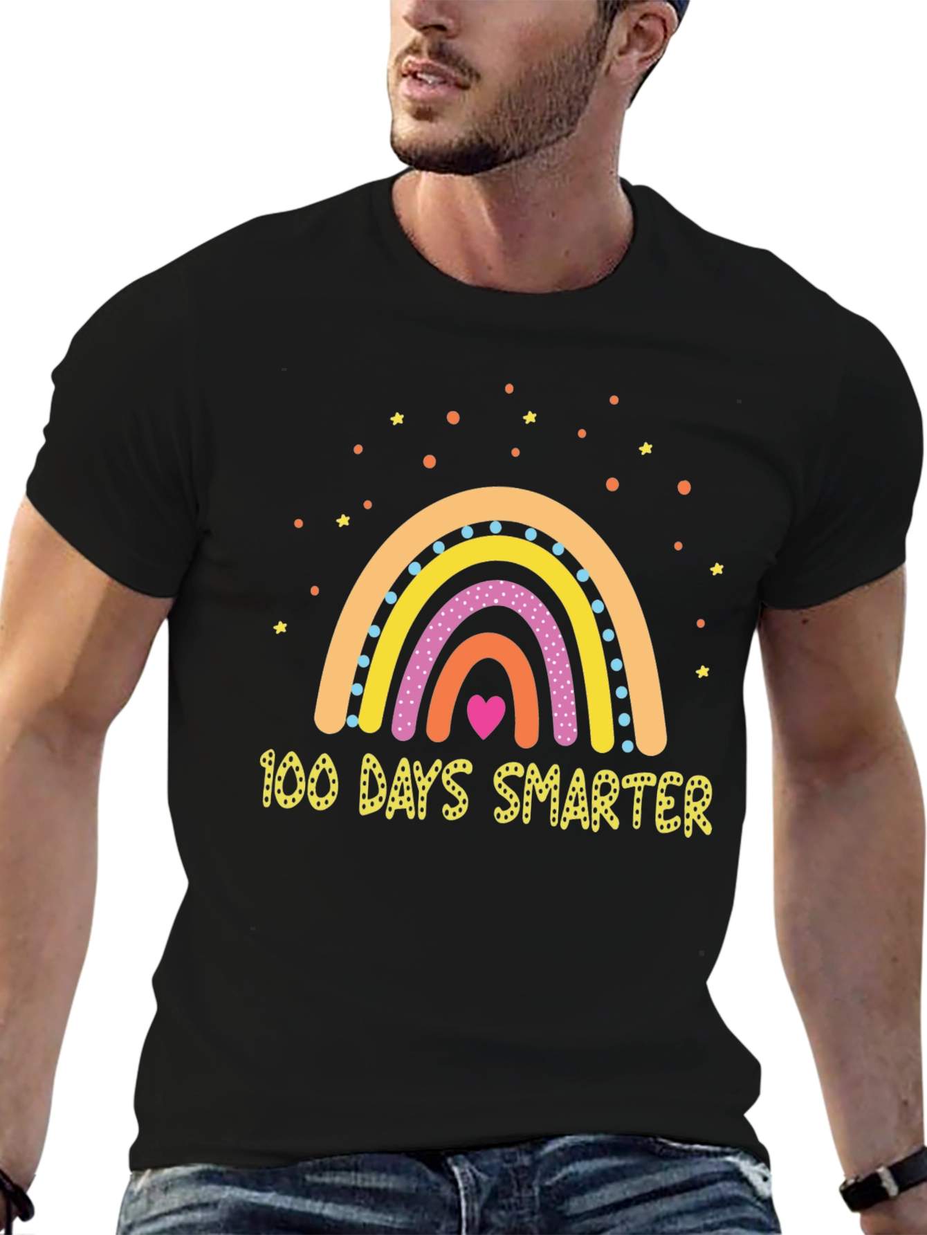 100 Days Smarter Rainbow T-Shirt