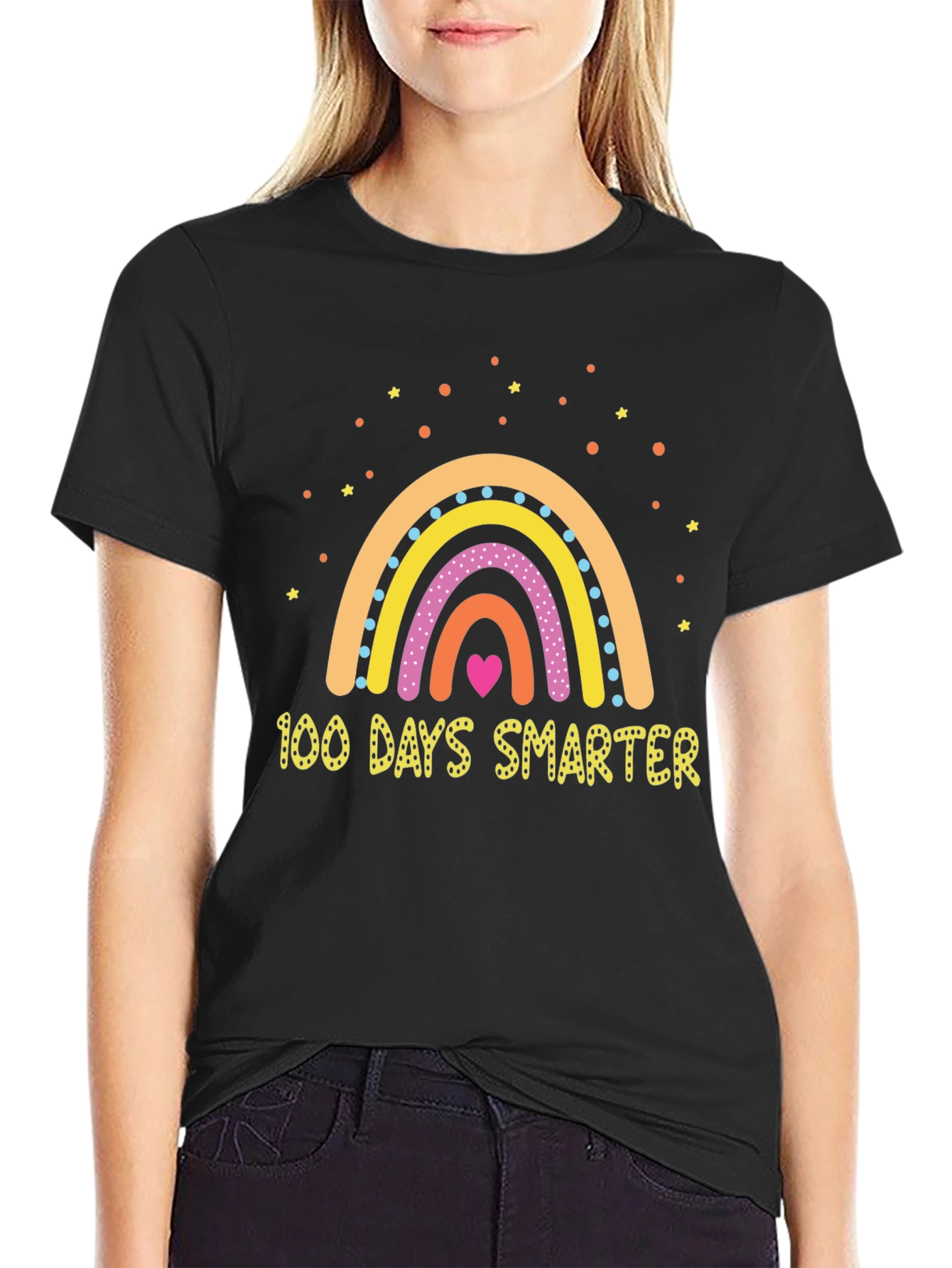 100 Days Smarter Rainbow T-Shirt