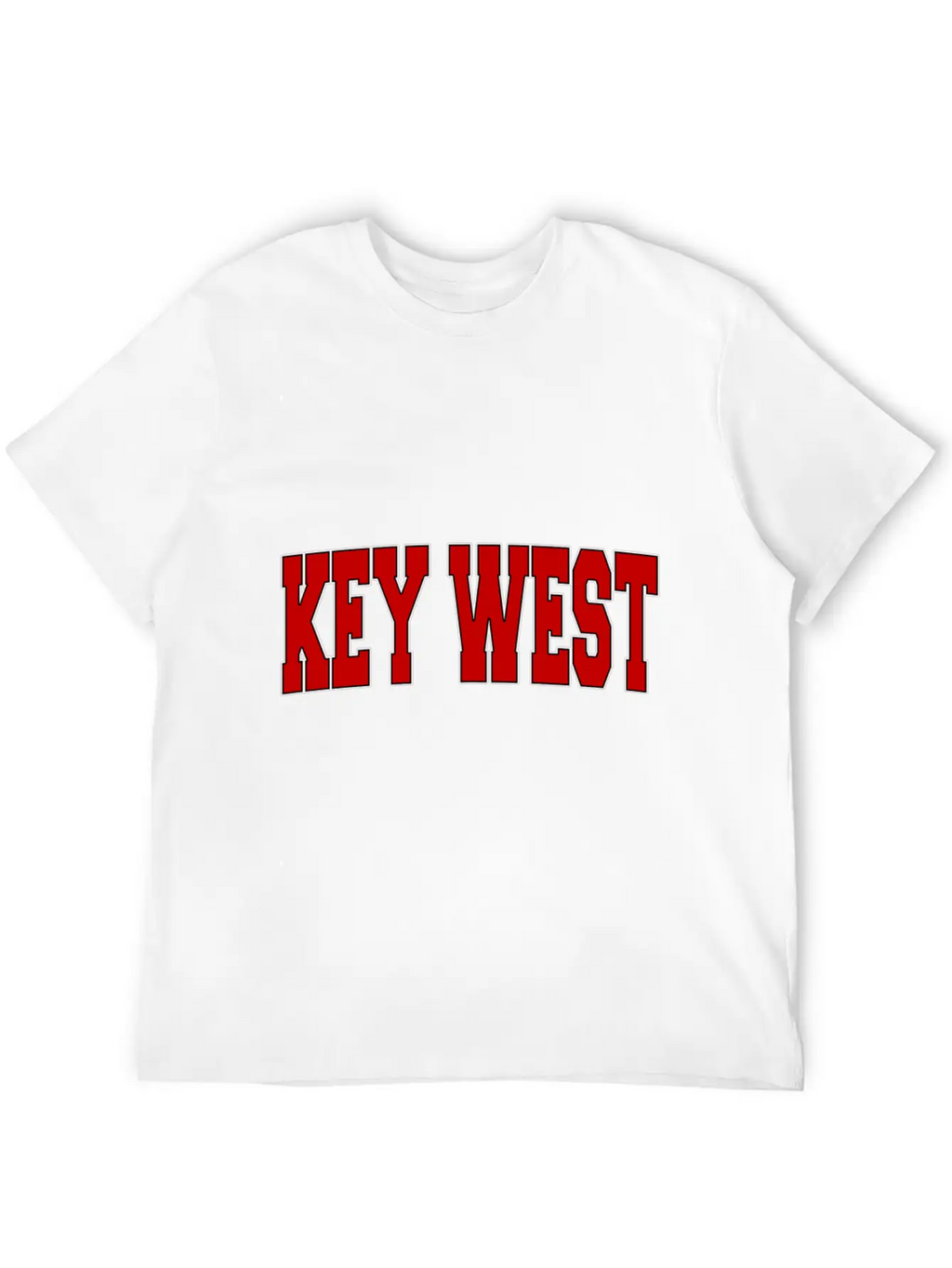 KEY WEST FL FLORIDA Varsity Style USA Vintage Spor Modern Fit Casual T-Shirt – Clean And Versatile Design