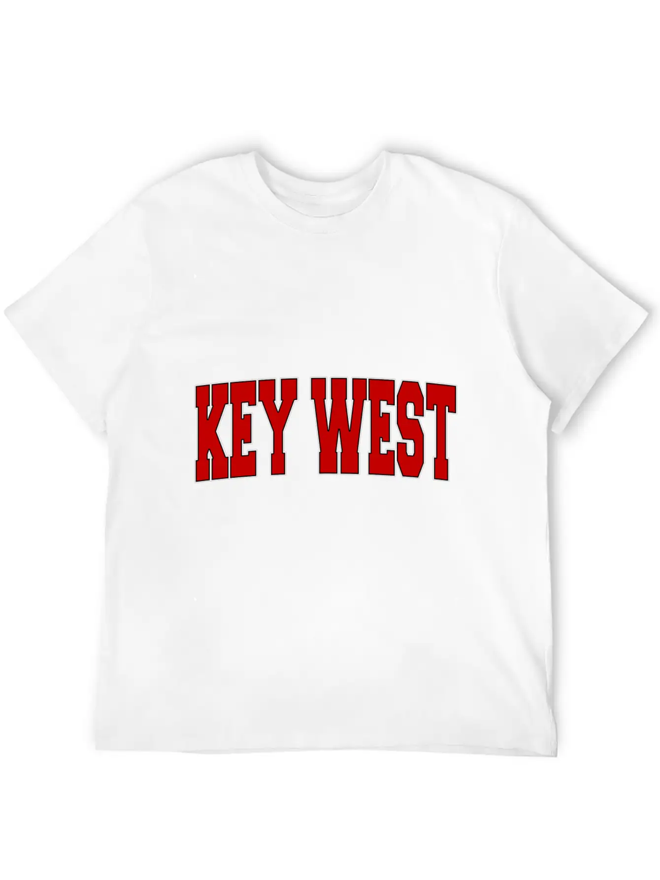KEY WEST FL FLORIDA Varsity Style USA Vintage Spor Modern Fit Casual T-Shirt – Clean And Versatile Design