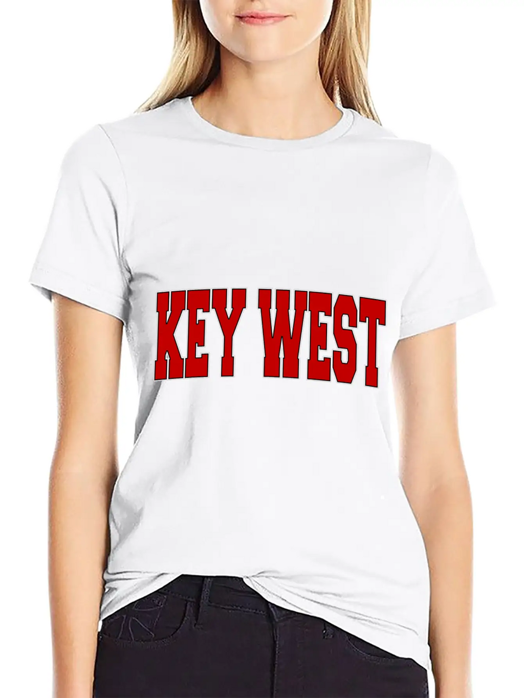 KEY WEST FL FLORIDA Varsity Style USA Vintage Spor Modern Fit Casual T-Shirt – Clean And Versatile Design