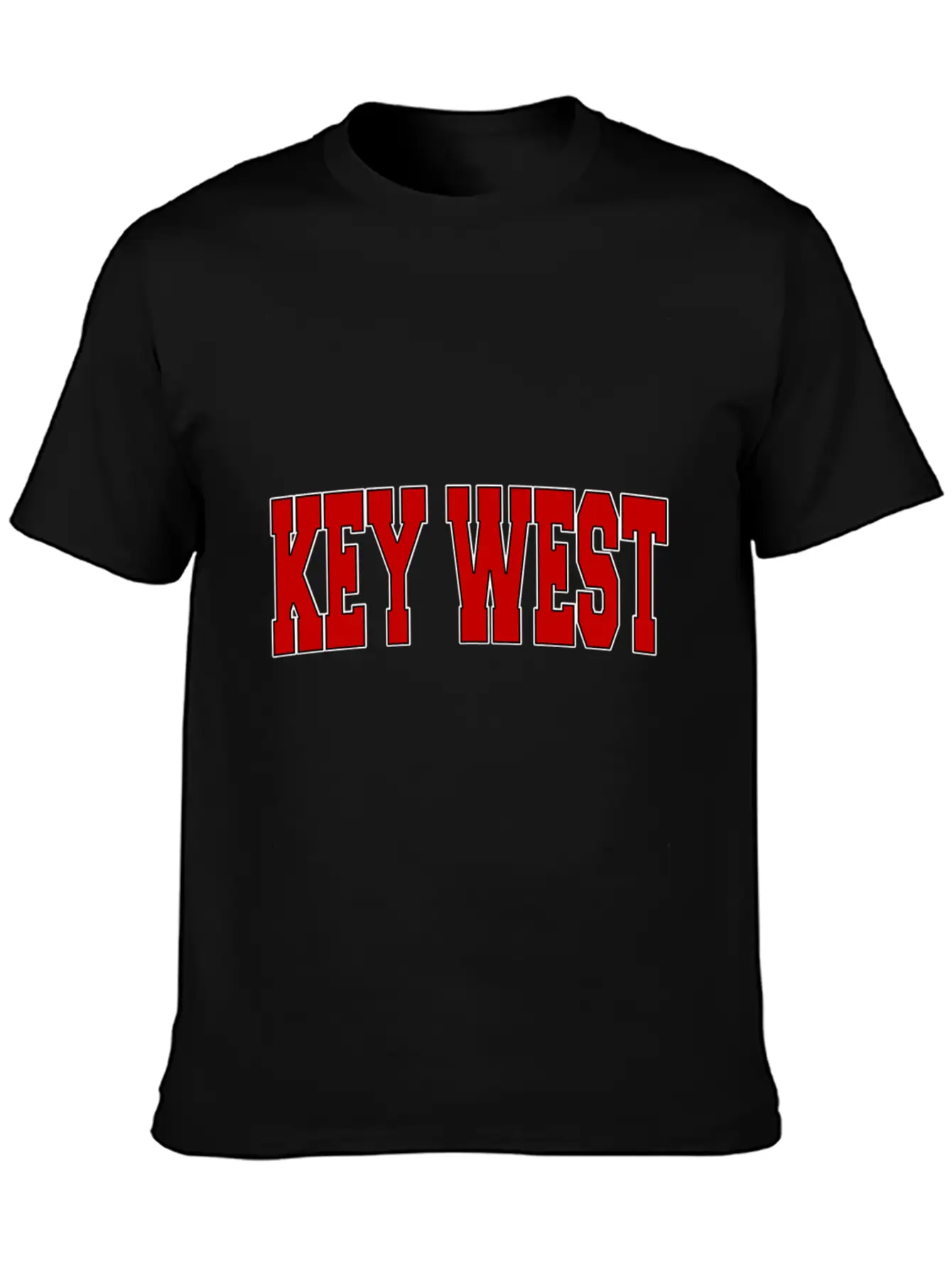 KEY WEST FL FLORIDA Varsity Style USA Vintage Spor Modern Fit Casual T-Shirt – Clean And Versatile Design