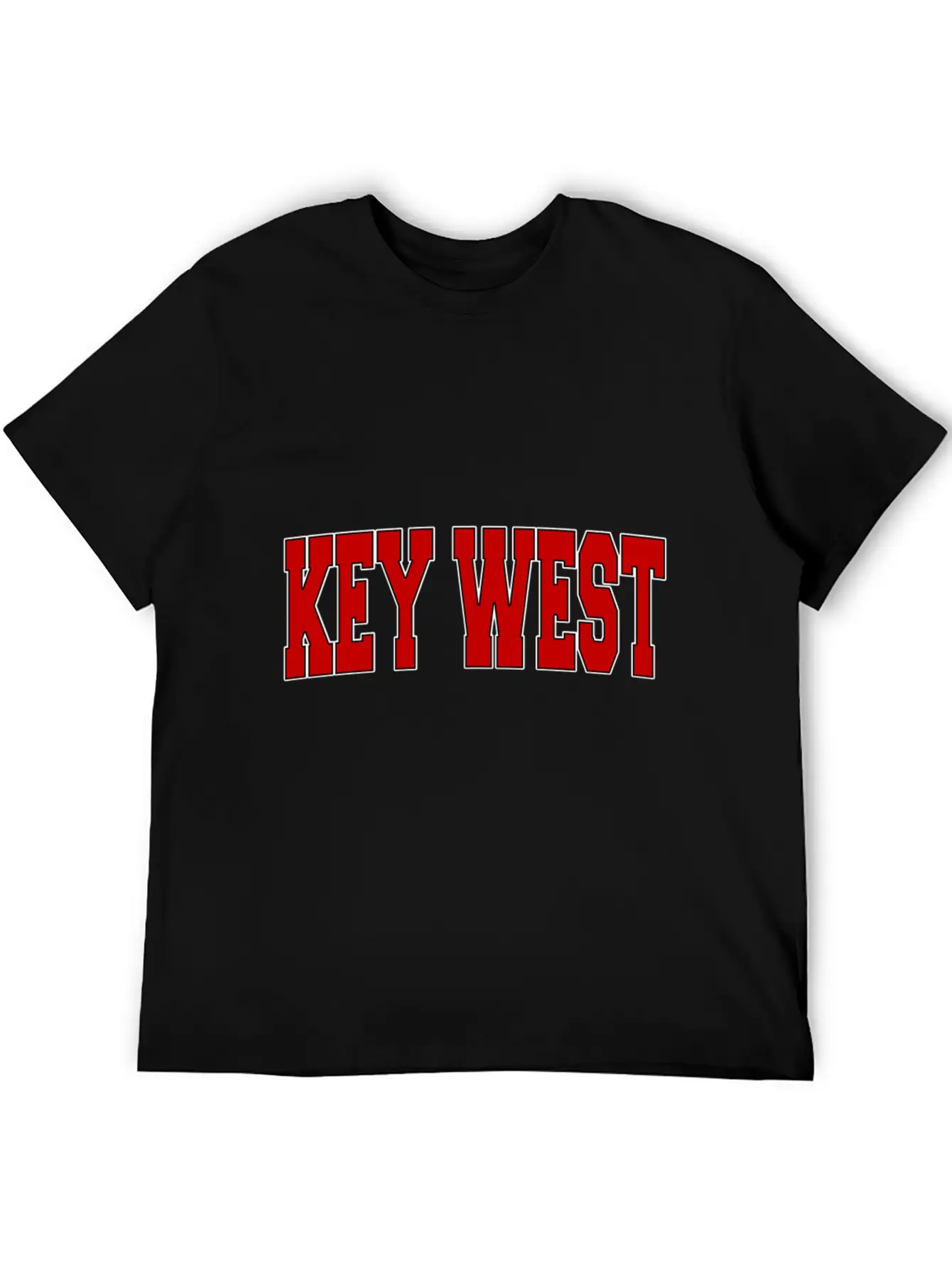 KEY WEST FL FLORIDA Varsity Style USA Vintage Spor Modern Fit Casual T-Shirt – Clean And Versatile Design