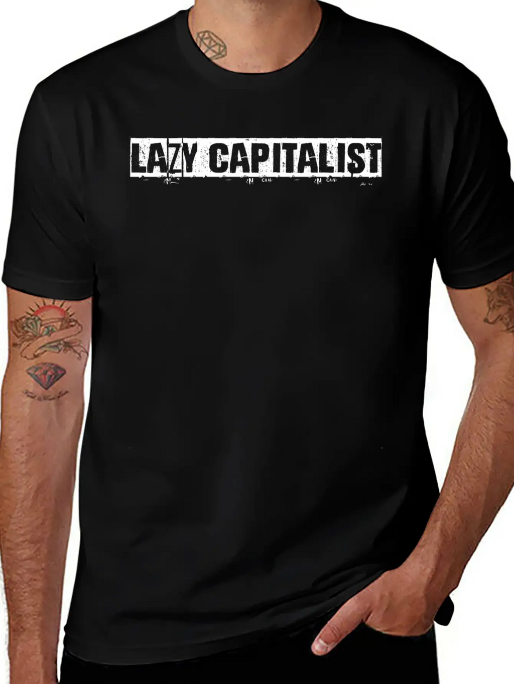 Lazy Capitalist Anti Capitalist Timeless Short Sleeve Tee – Comfy And Minimalist Design