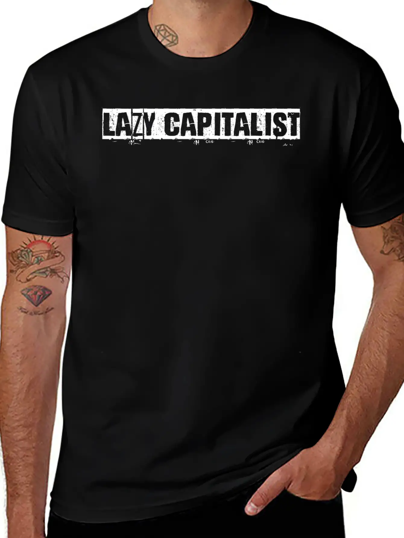 Lazy Capitalist Anti Capitalist Timeless Short Sleeve Tee – Comfy And Minimalist Design