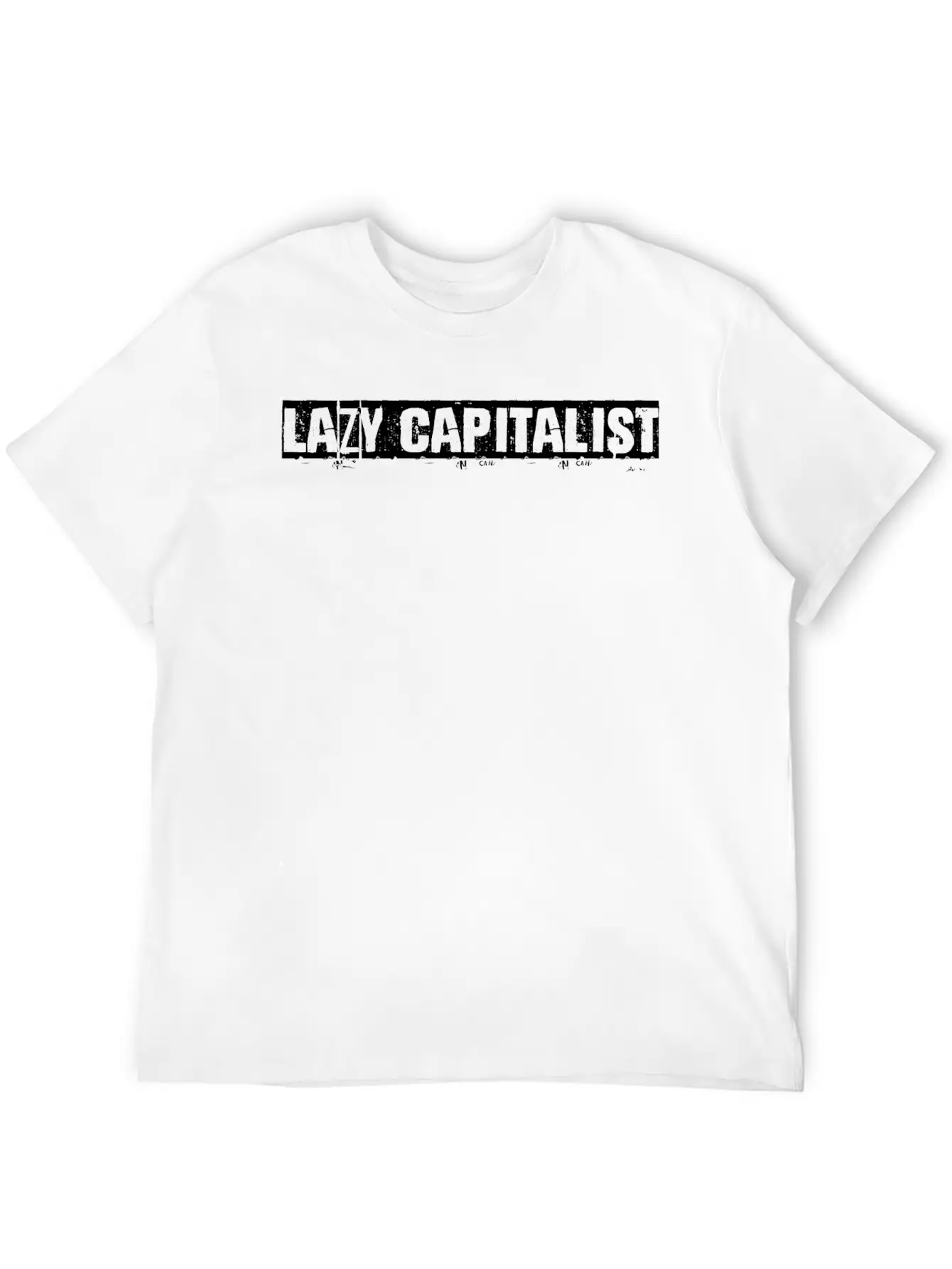 Lazy Capitalist Anti Capitalist Timeless Short Sleeve Tee – Comfy And Minimalist Design