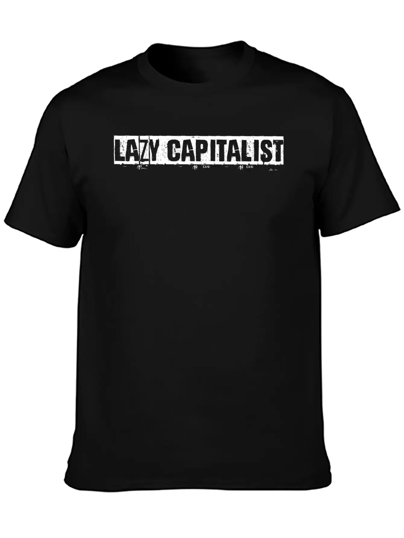 Lazy Capitalist Anti Capitalist Timeless Short Sleeve Tee – Comfy And Minimalist Design