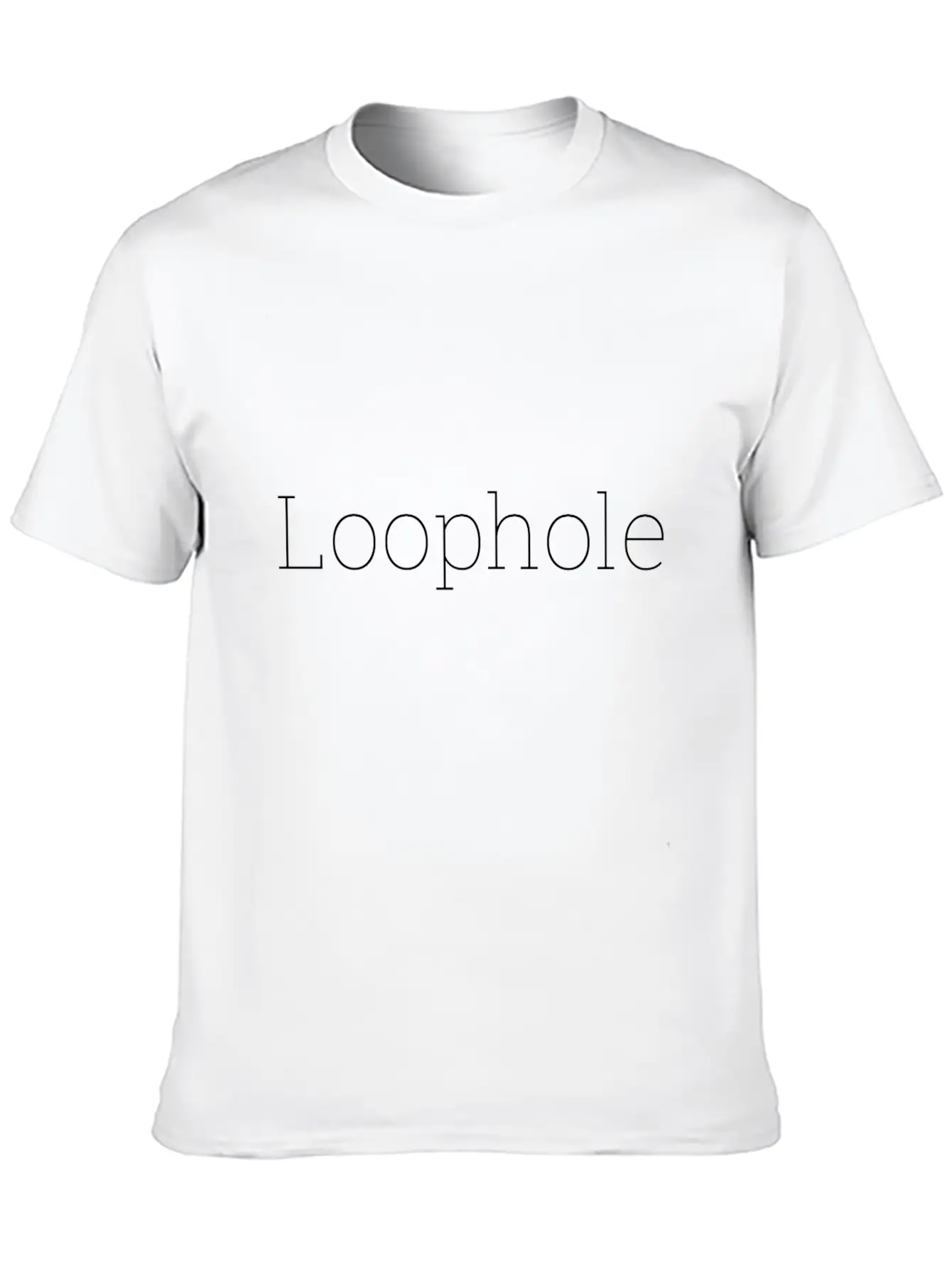 "Loophole" Abstract Design. Timeless Short Sleeve Tee – Comfy And Minimalist Design