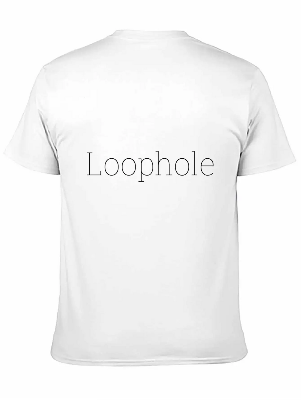 "Loophole" Abstract Design. Timeless Short Sleeve Tee – Comfy And Minimalist Design