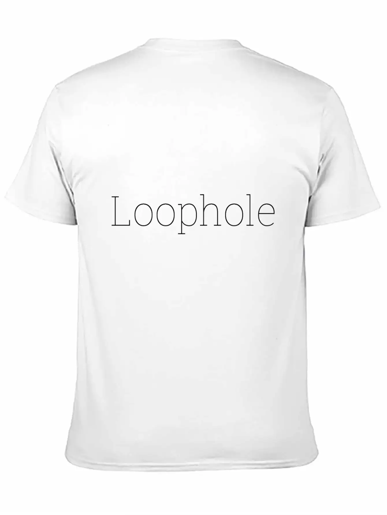 "Loophole" Abstract Design. Timeless Short Sleeve Tee – Comfy And Minimalist Design