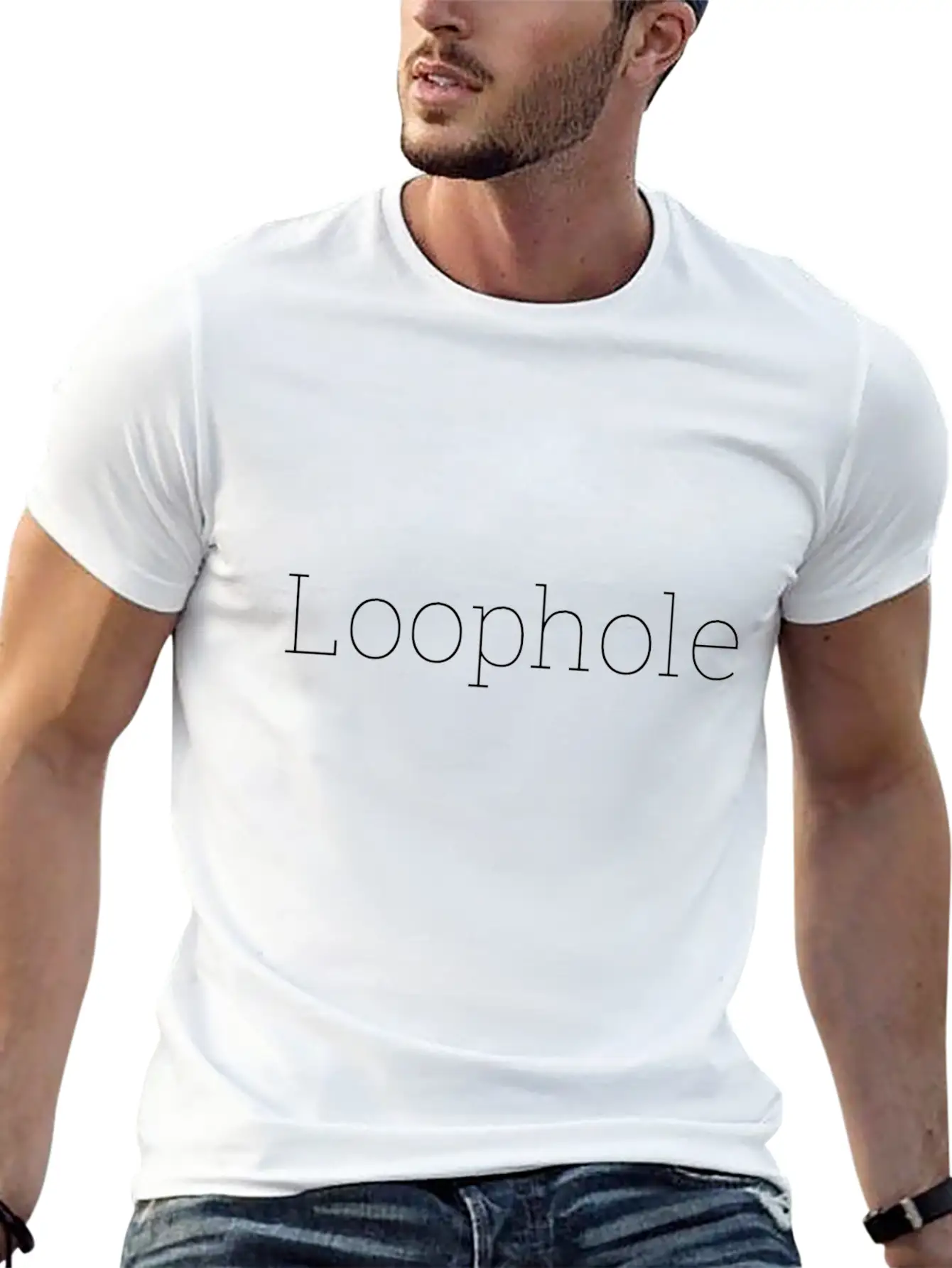"Loophole" Abstract Design. Timeless Short Sleeve Tee – Comfy And Minimalist Design