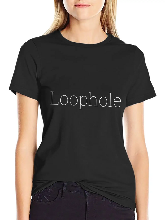 "Loophole" Abstract Design. Timeless Short Sleeve Tee – Comfy And Minimalist Design