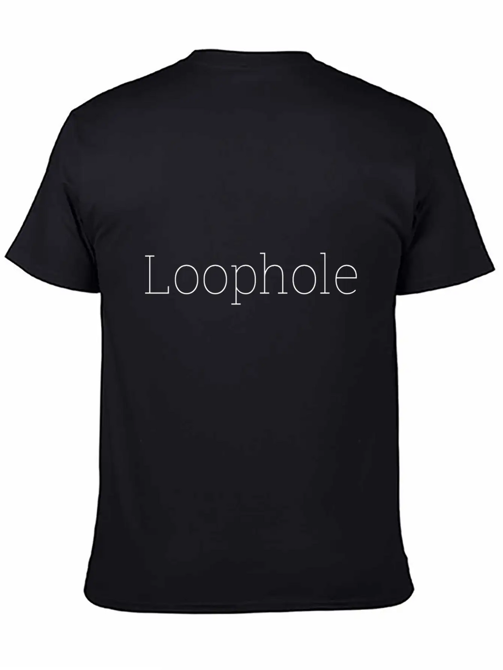 "Loophole" Abstract Design. Timeless Short Sleeve Tee – Comfy And Minimalist Design
