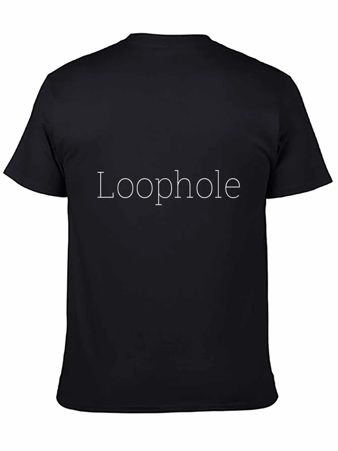 "Loophole" Abstract Design. Timeless Short Sleeve Tee – Comfy And Minimalist Design