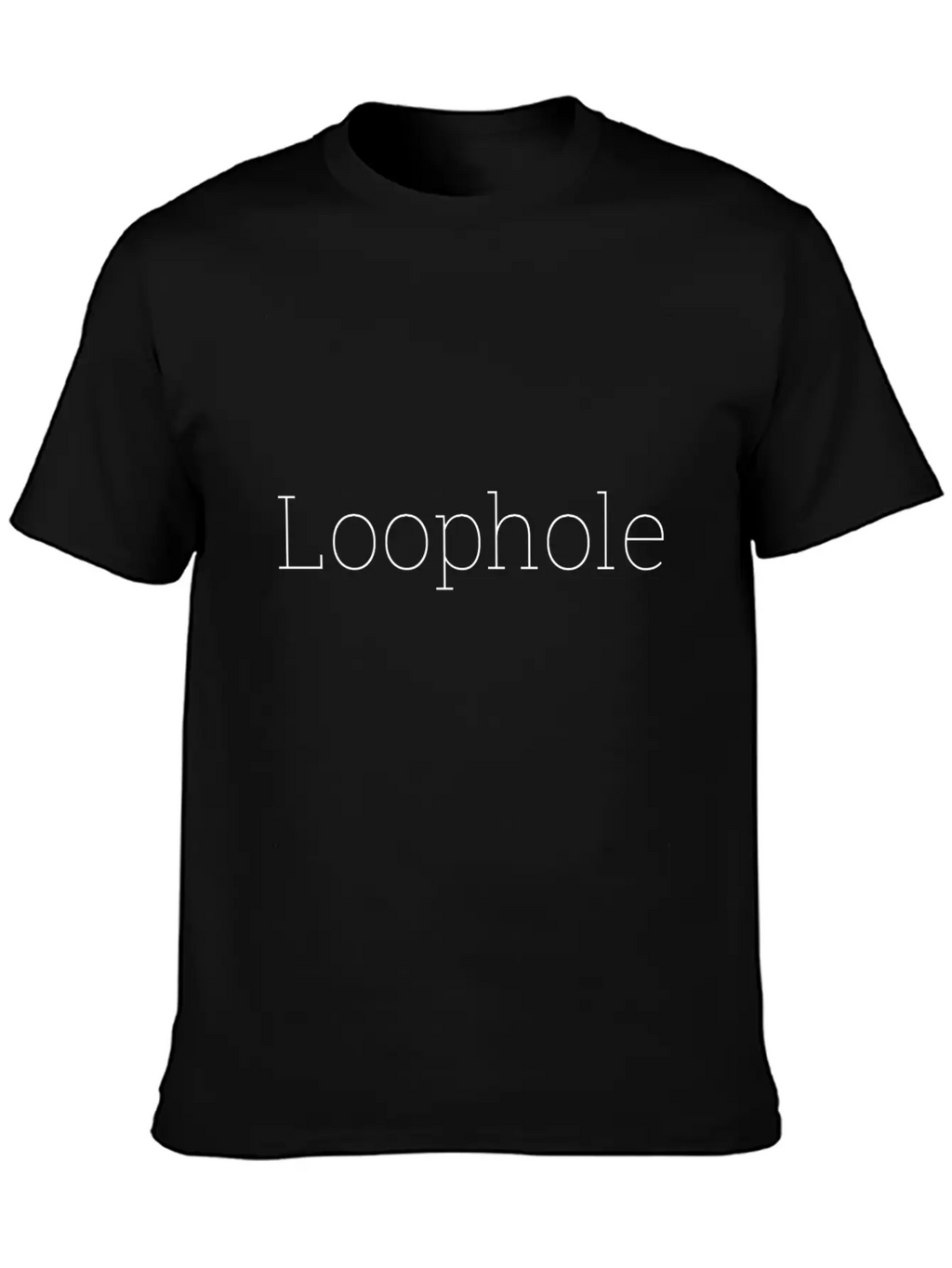 "Loophole" Abstract Design. Timeless Short Sleeve Tee – Comfy And Minimalist Design
