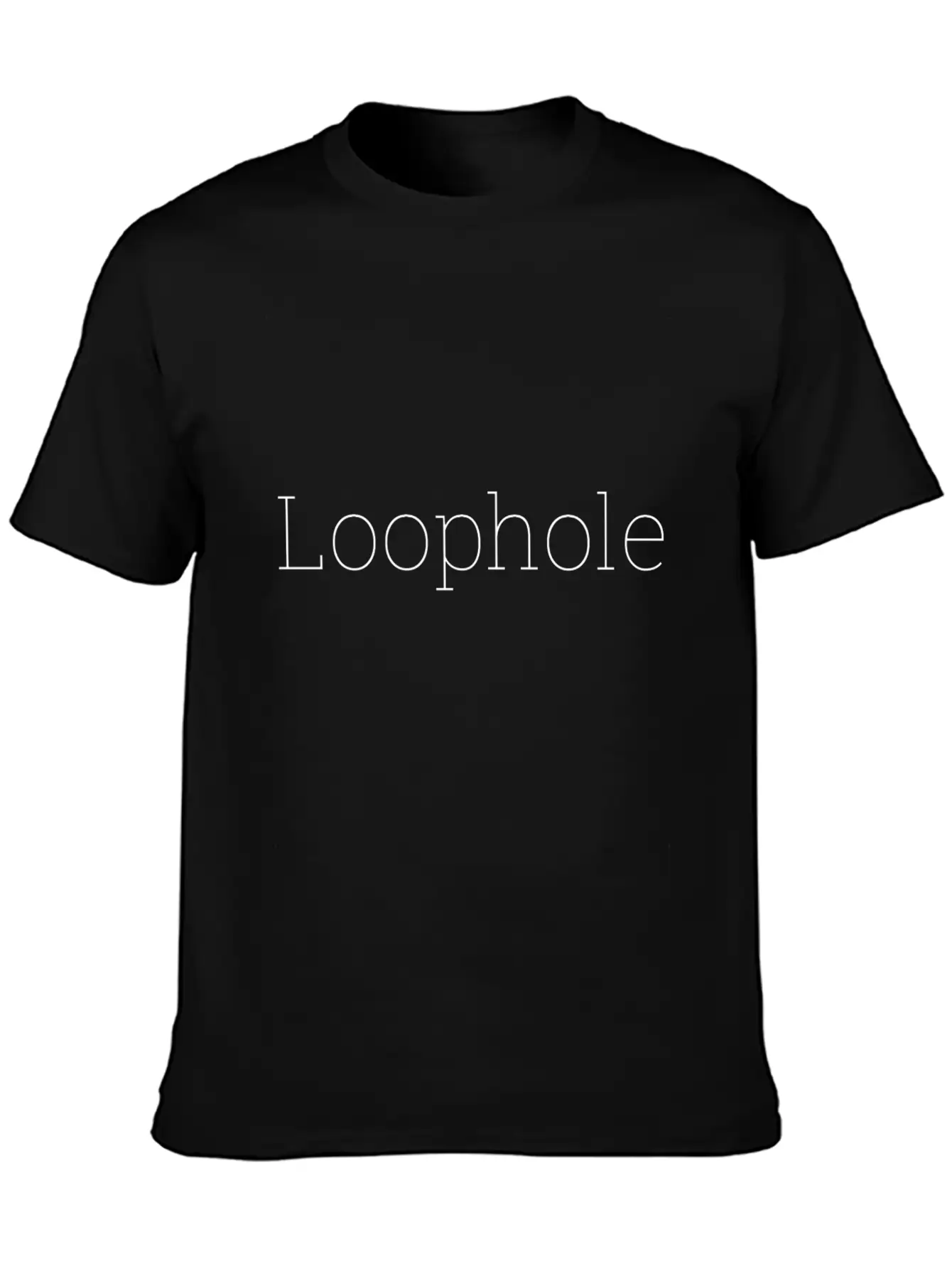 "Loophole" Abstract Design. Timeless Short Sleeve Tee – Comfy And Minimalist Design