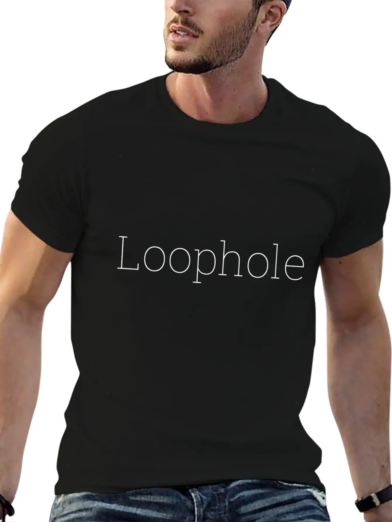"Loophole" Abstract Design. Timeless Short Sleeve Tee – Comfy And Minimalist Design