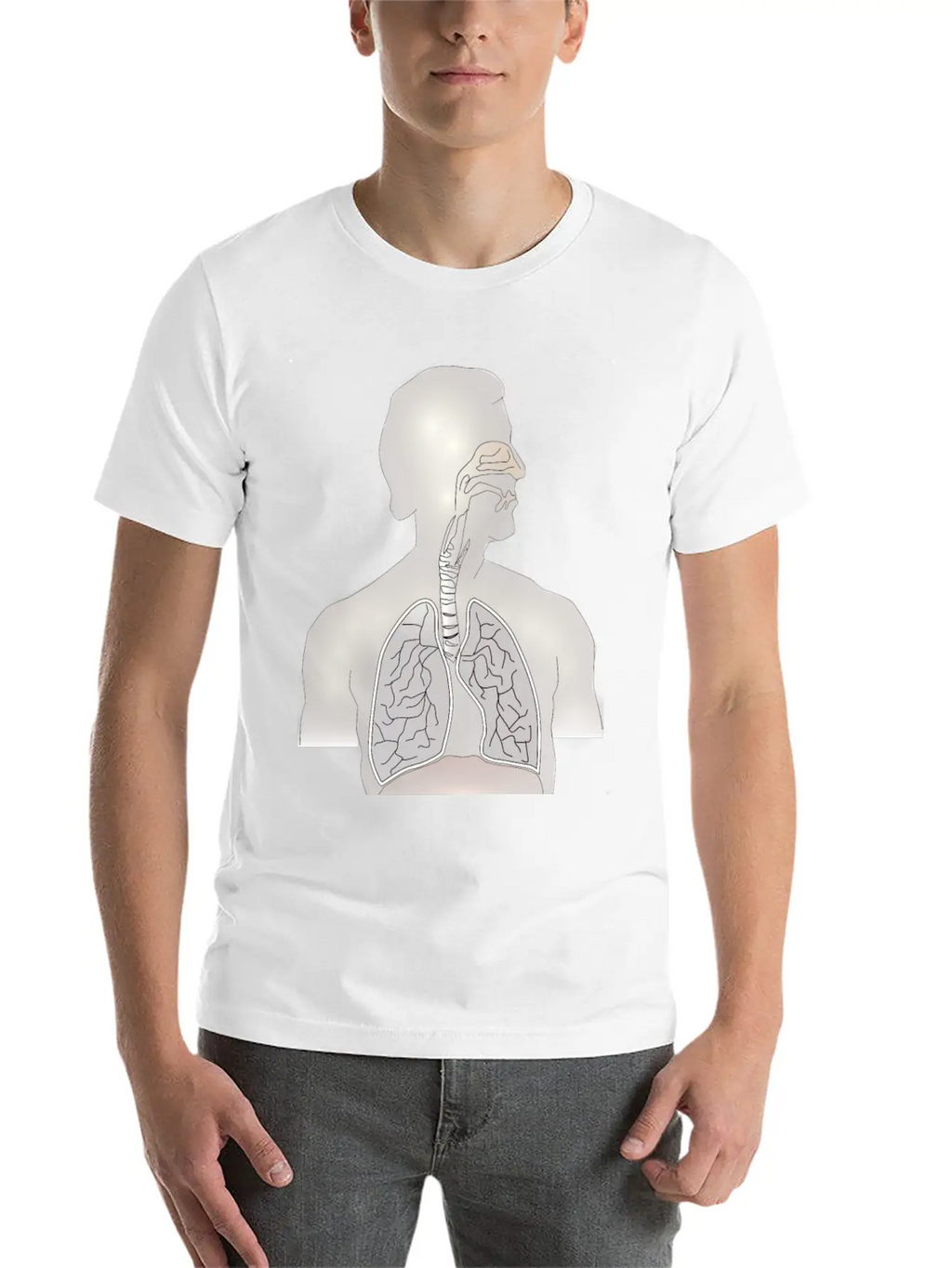 Lungs, Windpipe Mouth (Remix Of Moini) Modern Fit Casual T-Shirt – Clean And Versatile Design