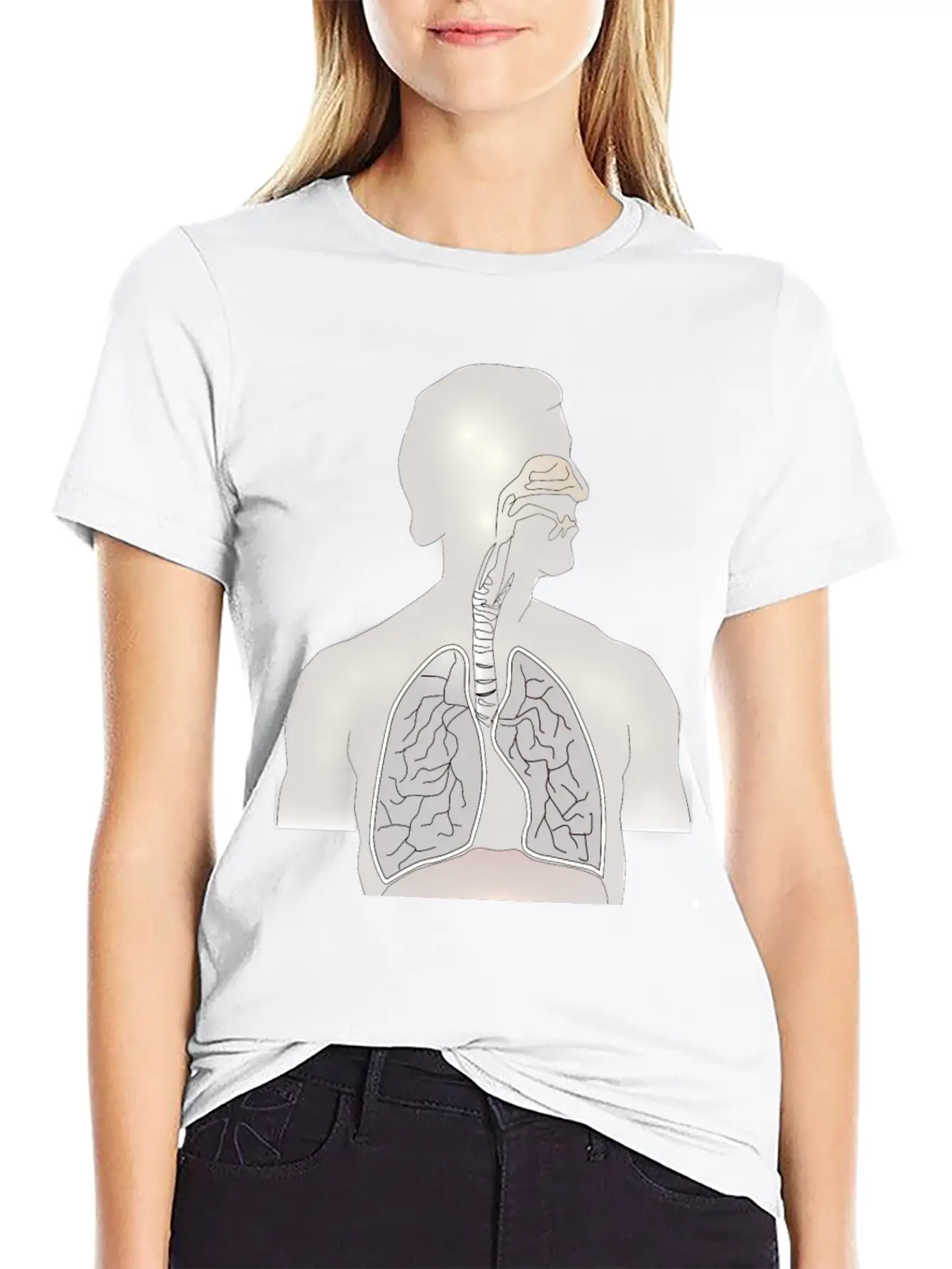 Lungs, Windpipe Mouth (Remix Of Moini) Modern Fit Casual T-Shirt – Clean And Versatile Design